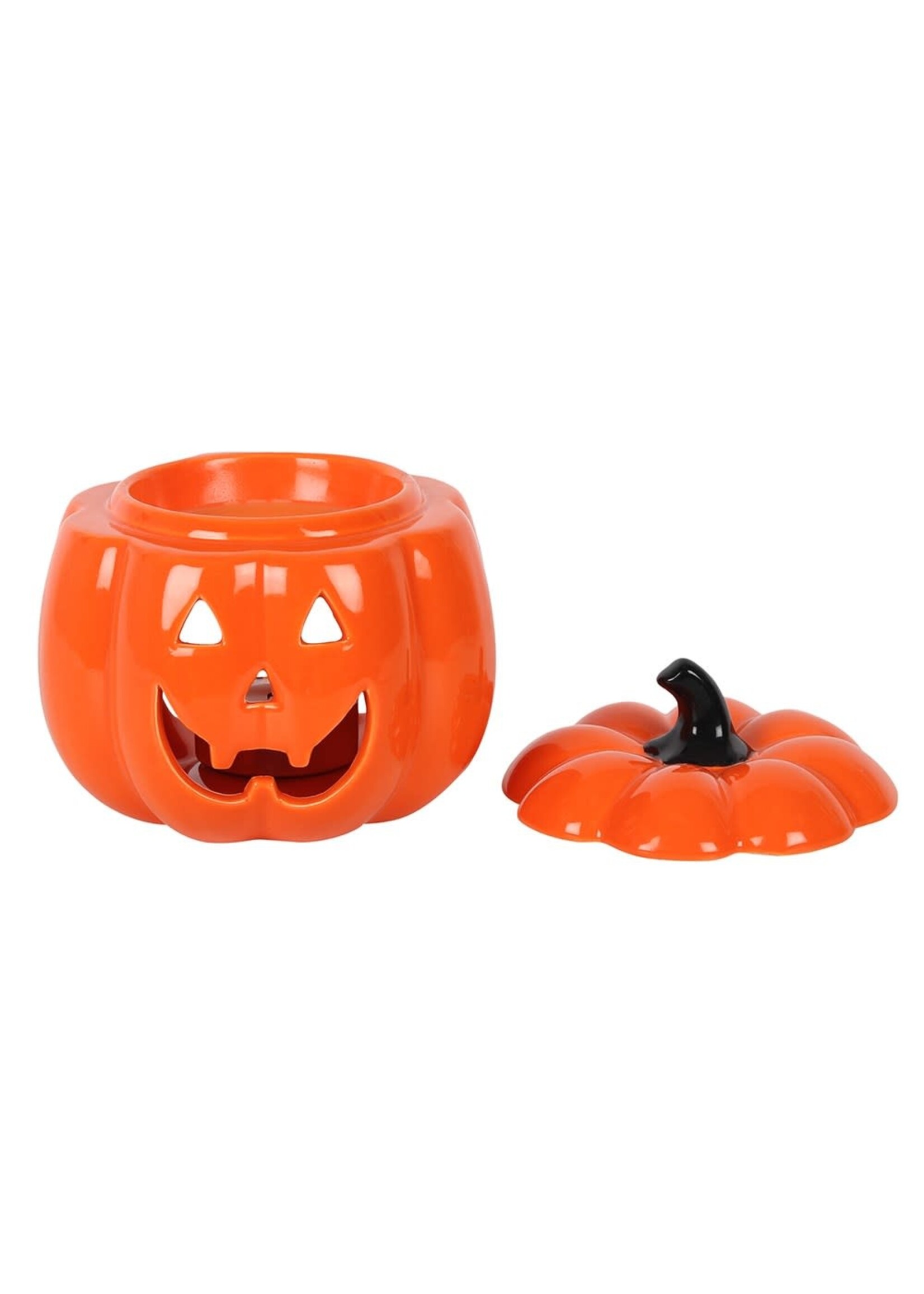 Something Different Orange Pumpkin Lantern Oil Burner and Wax Warmer