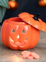 Something Different Orange Pumpkin Lantern Oil Burner and Wax Warmer