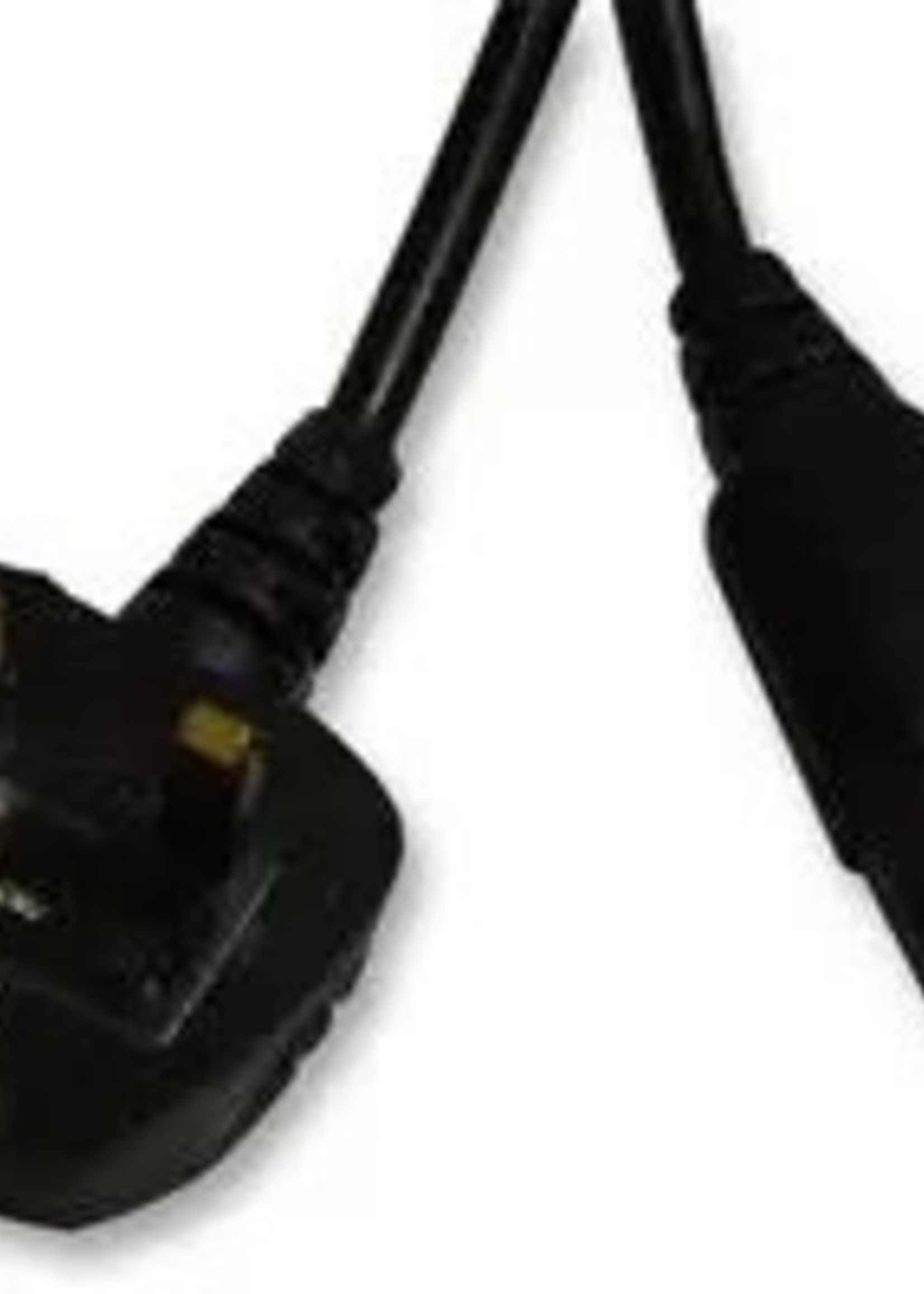 Pro-Elec Pro Elec UK Plug to IEC C13 Socket Mains Lead Black (L)1m