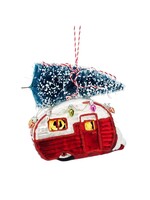 Sass & Belle Red Caravan Shaped Bauble