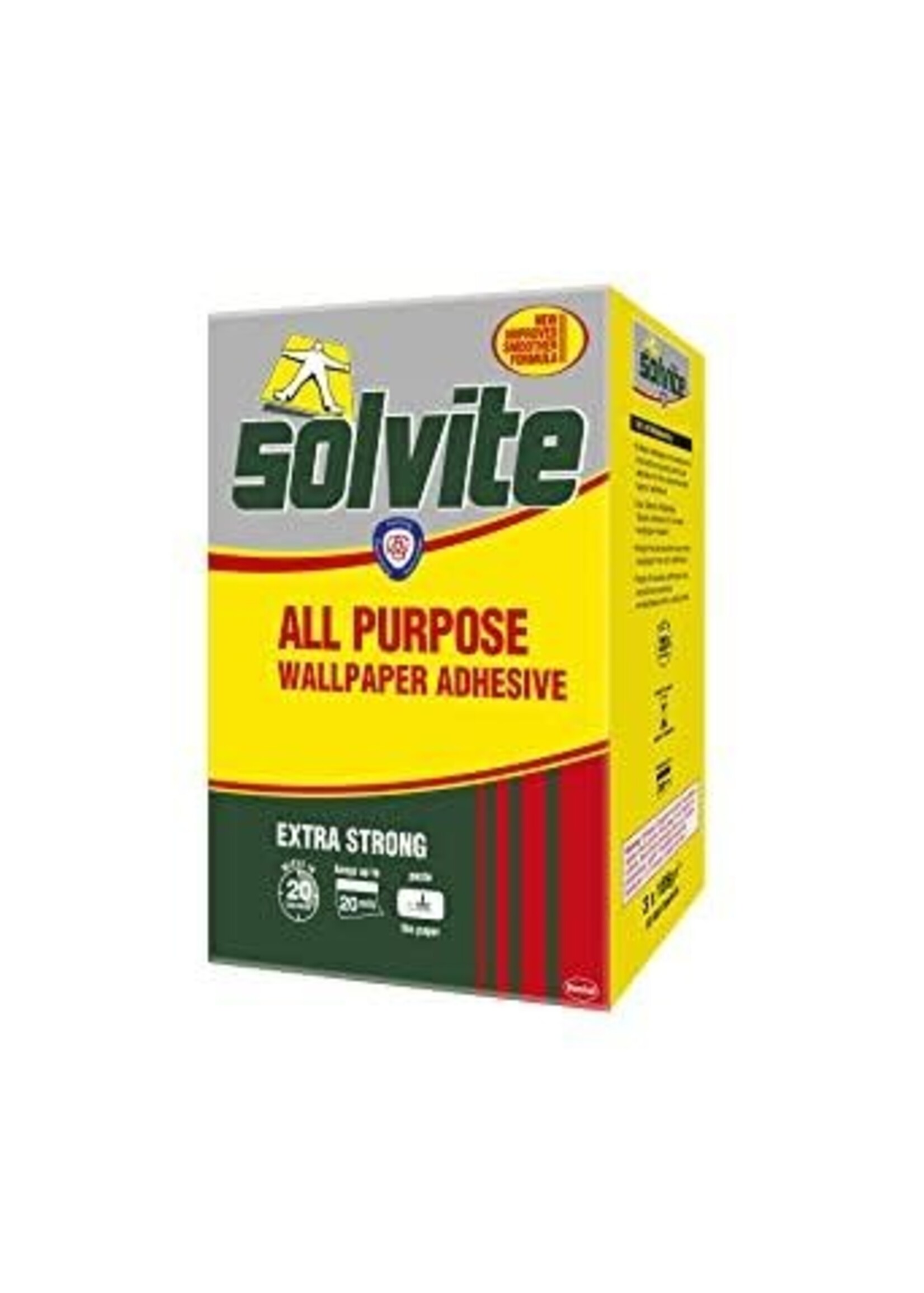 Solvite (henkel) Solvite All Purpose Wallpaper Adhesive 20 Roll Plus 50%