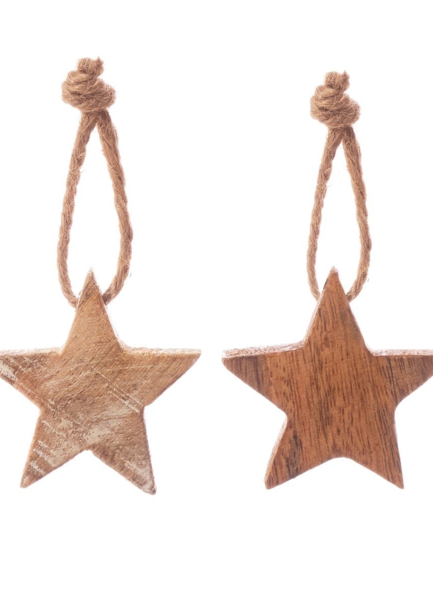 Sass & Belle Mango Wood Mini Wooden Stars  (Price is for one star)