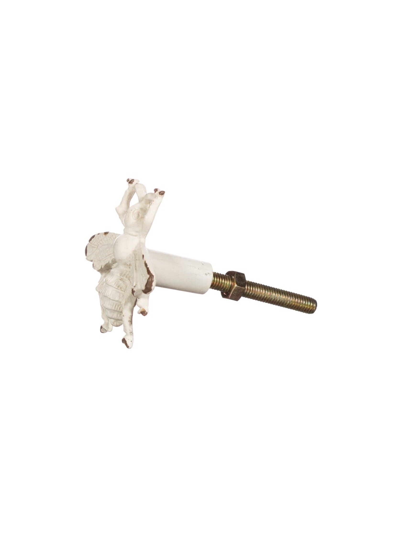 Sass & Belle Antique White Bee Drawer Knob