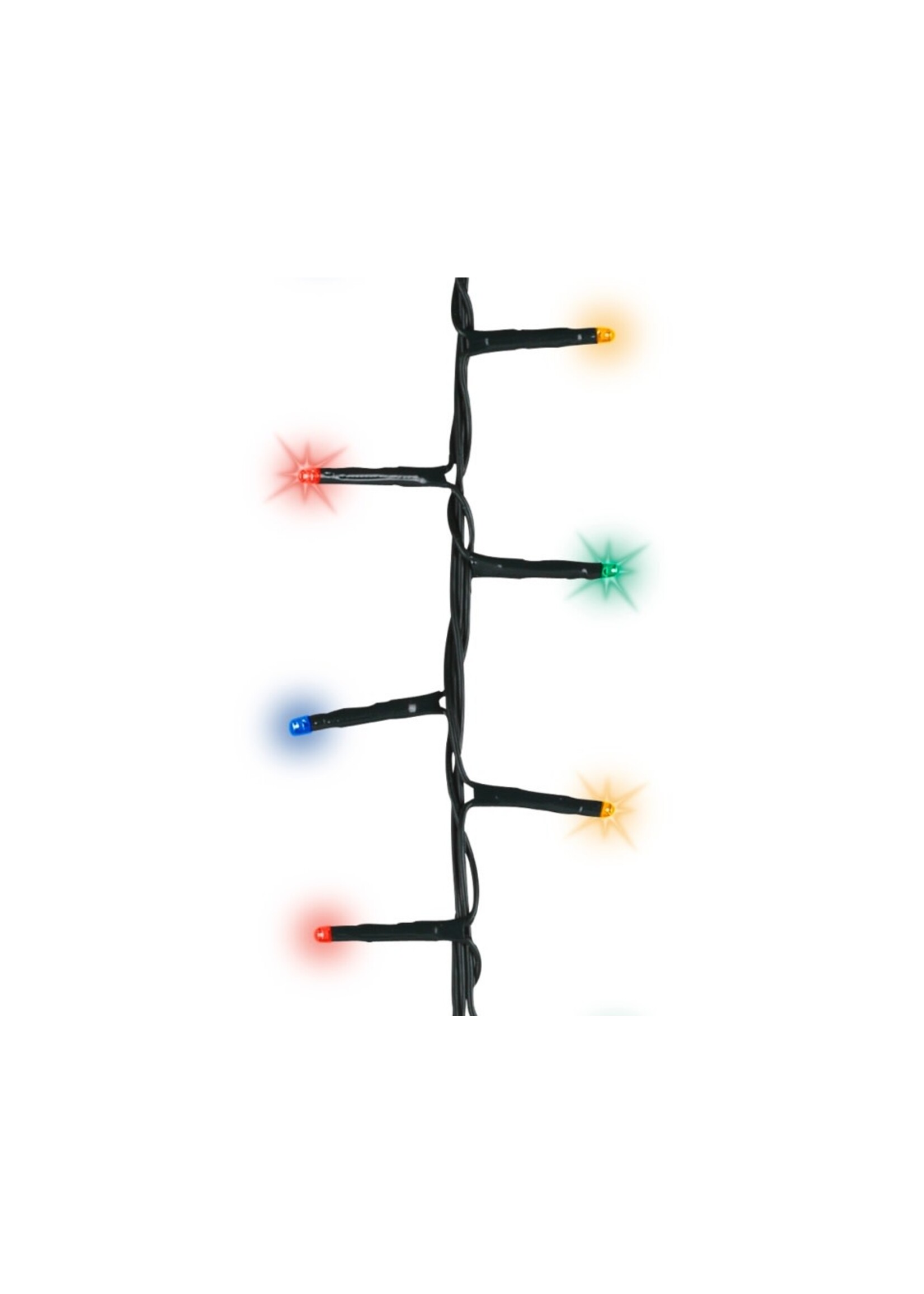 Lumineo Multi Coloured 2000 LED Compact Twinkle Lights Green Cable Indoor/Outdoor