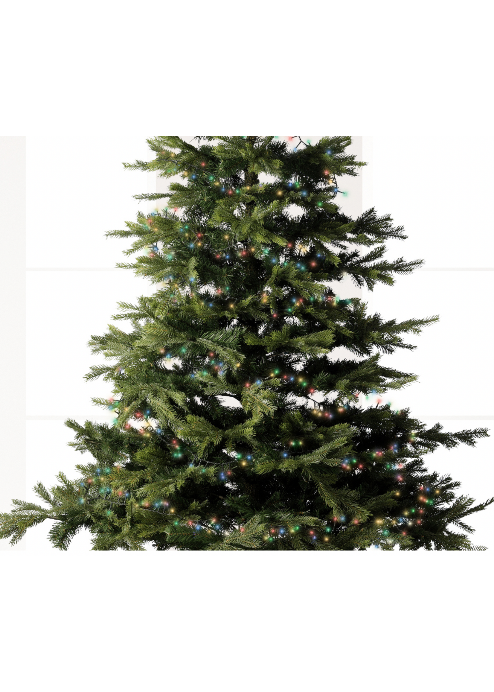 Lumineo Multi Coloured 2000 LED Compact Twinkle Lights Green Cable Indoor/Outdoor