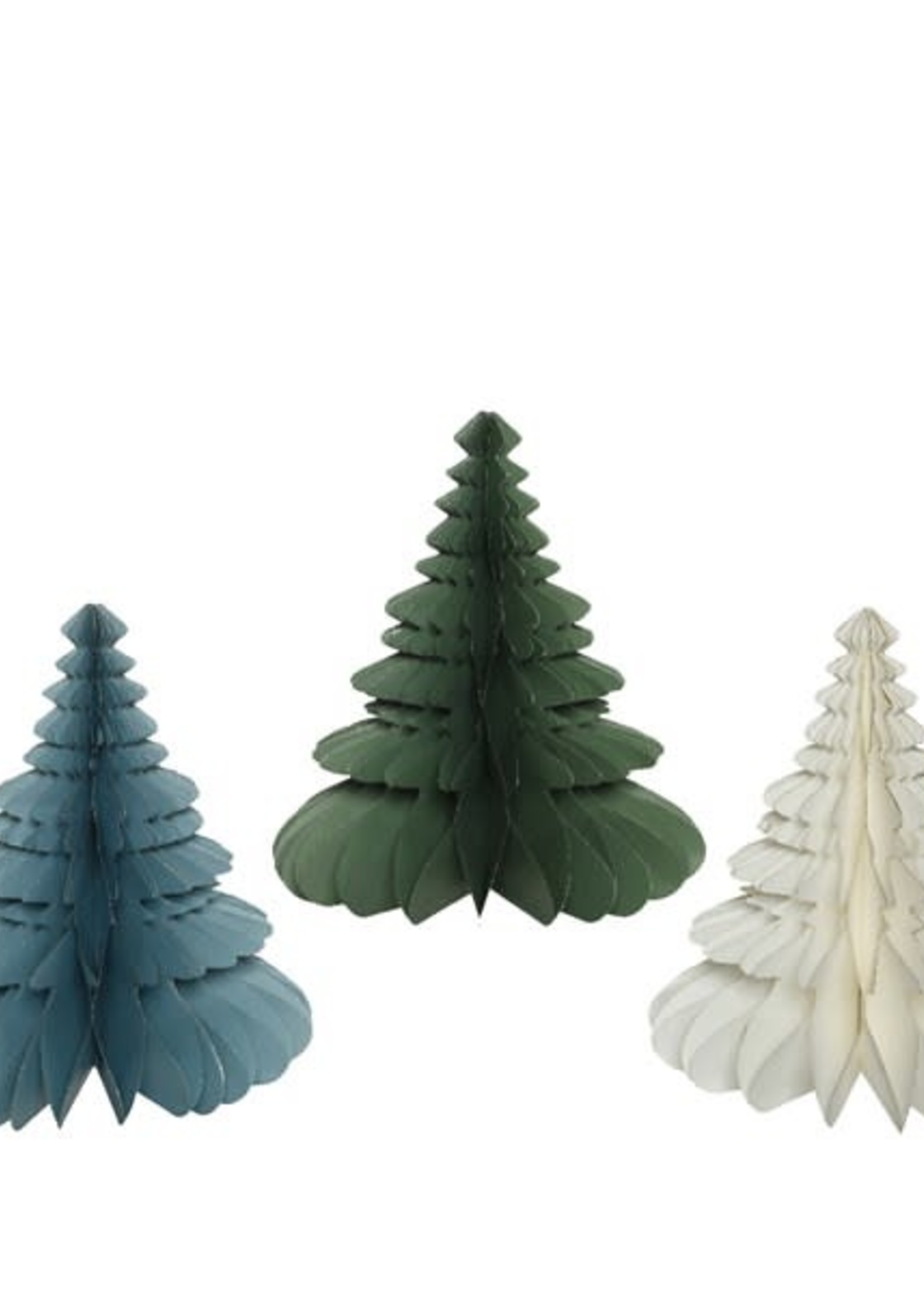 Decoris Tree Paper Honeycomb -  Green, Blue or White 38cm (price is for one)