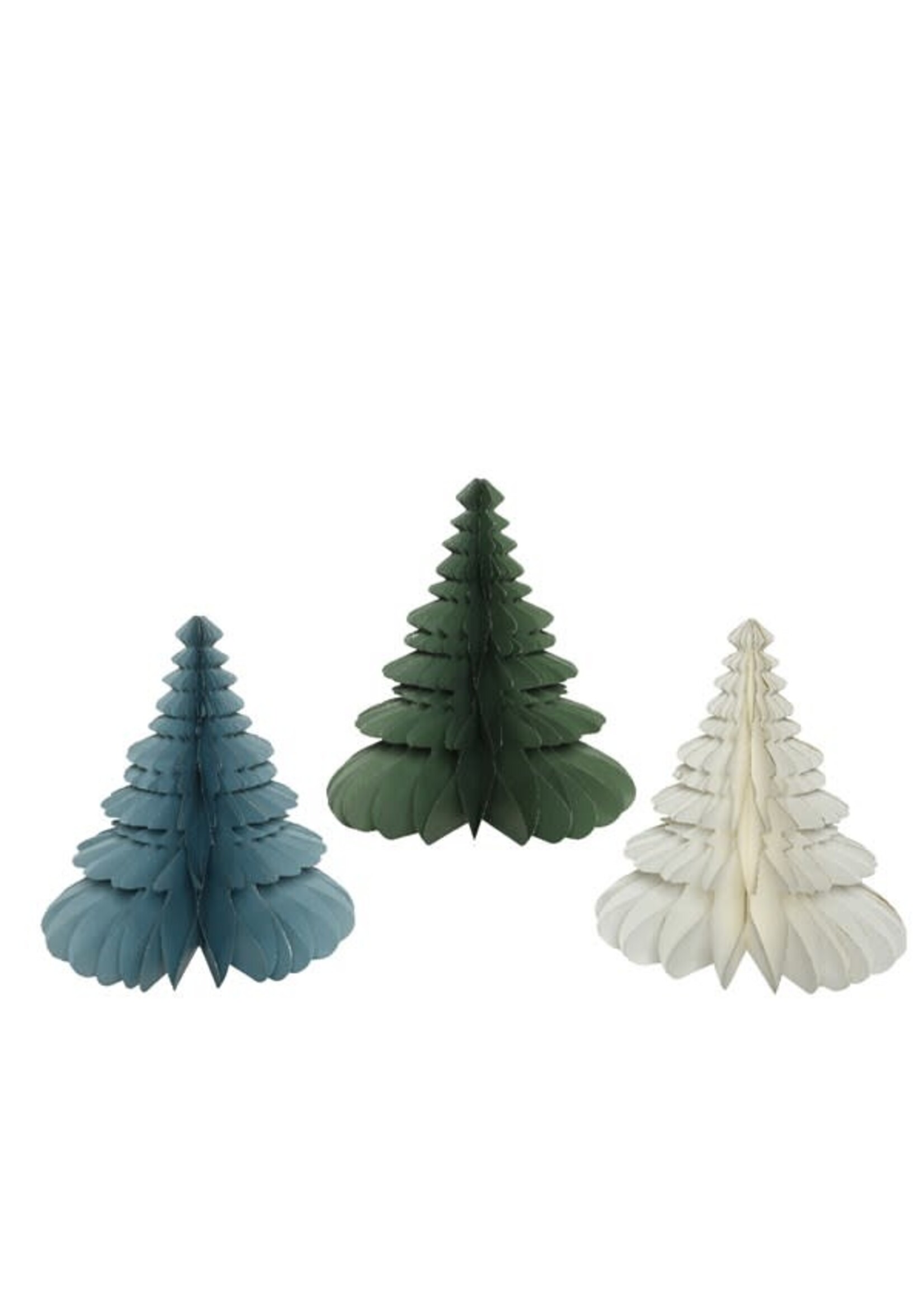 Decoris Tree Paper Honeycomb -  Green, Blue or White 38cm (price is for one)