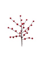 Decoris Red Berry sprig 3x5x26cm