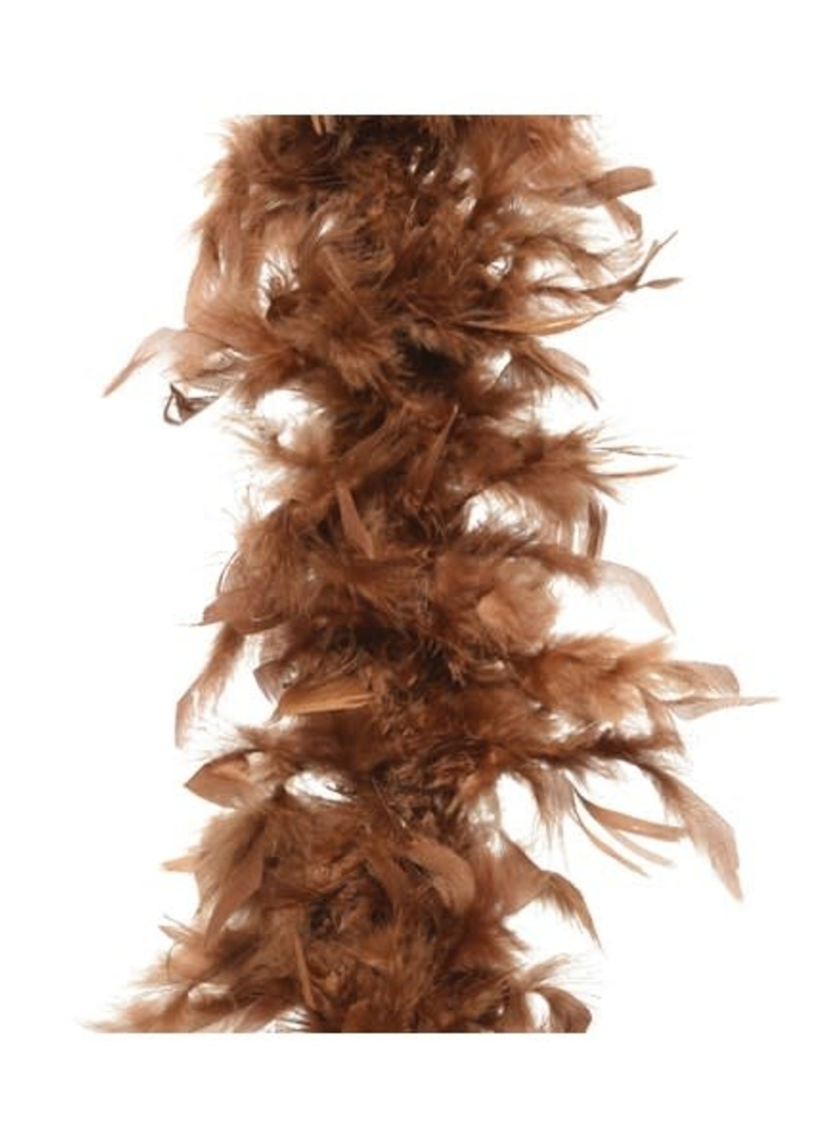 Decoris Brown Feather Boa 180cm