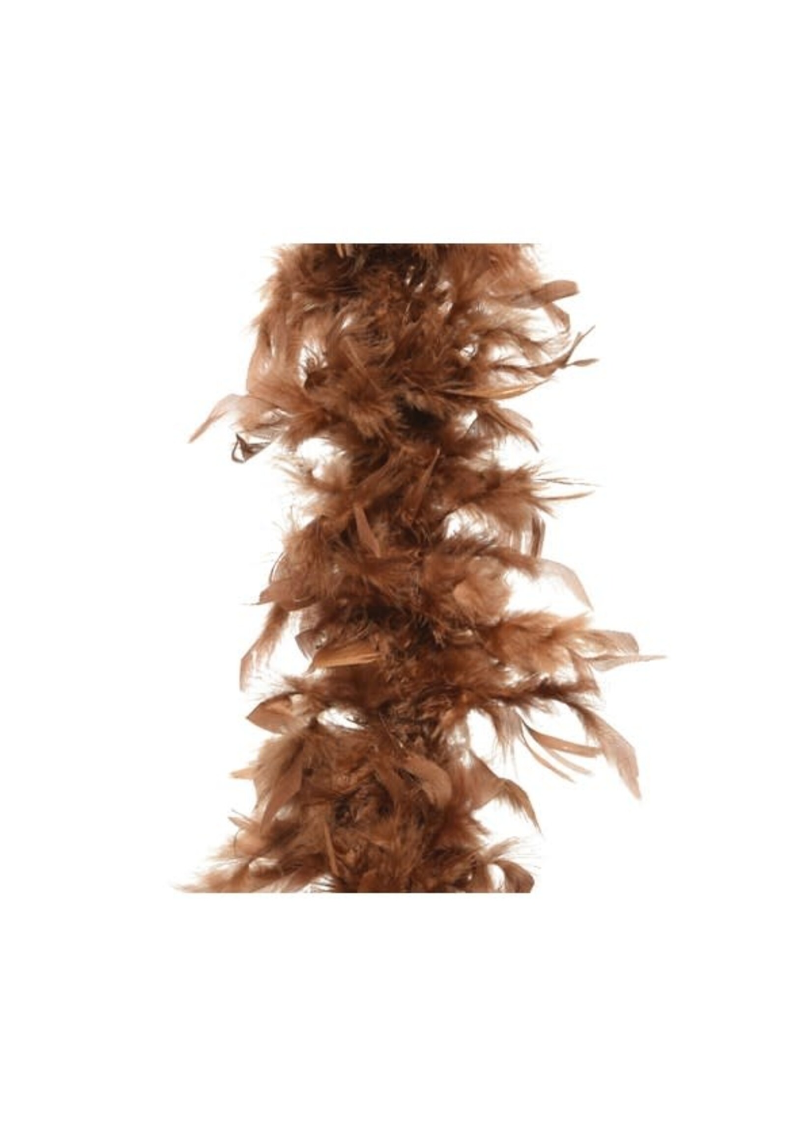 Decoris Brown Feather Boa 180cm