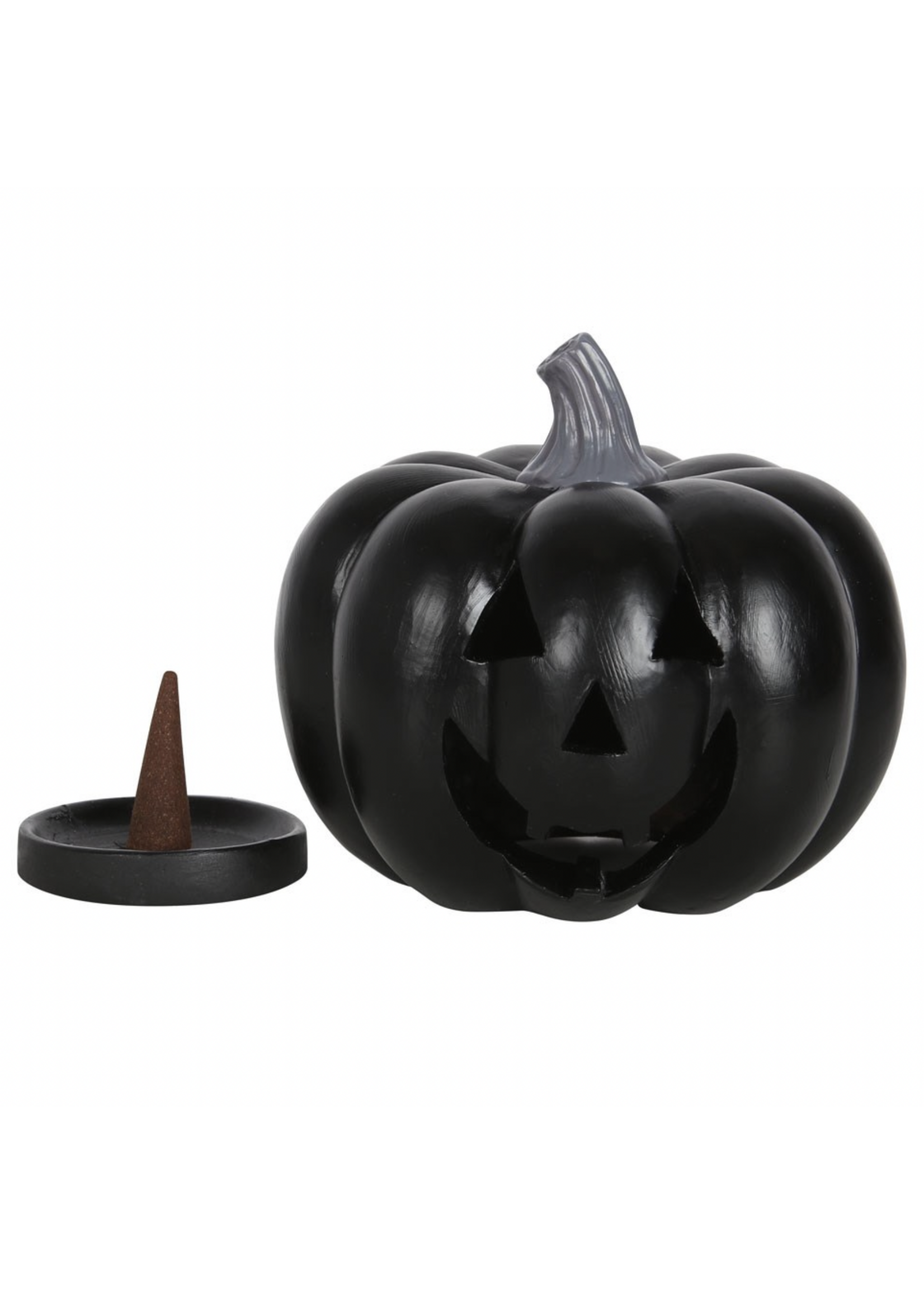 Something Different Black Pumpkin Incense Cone Holder