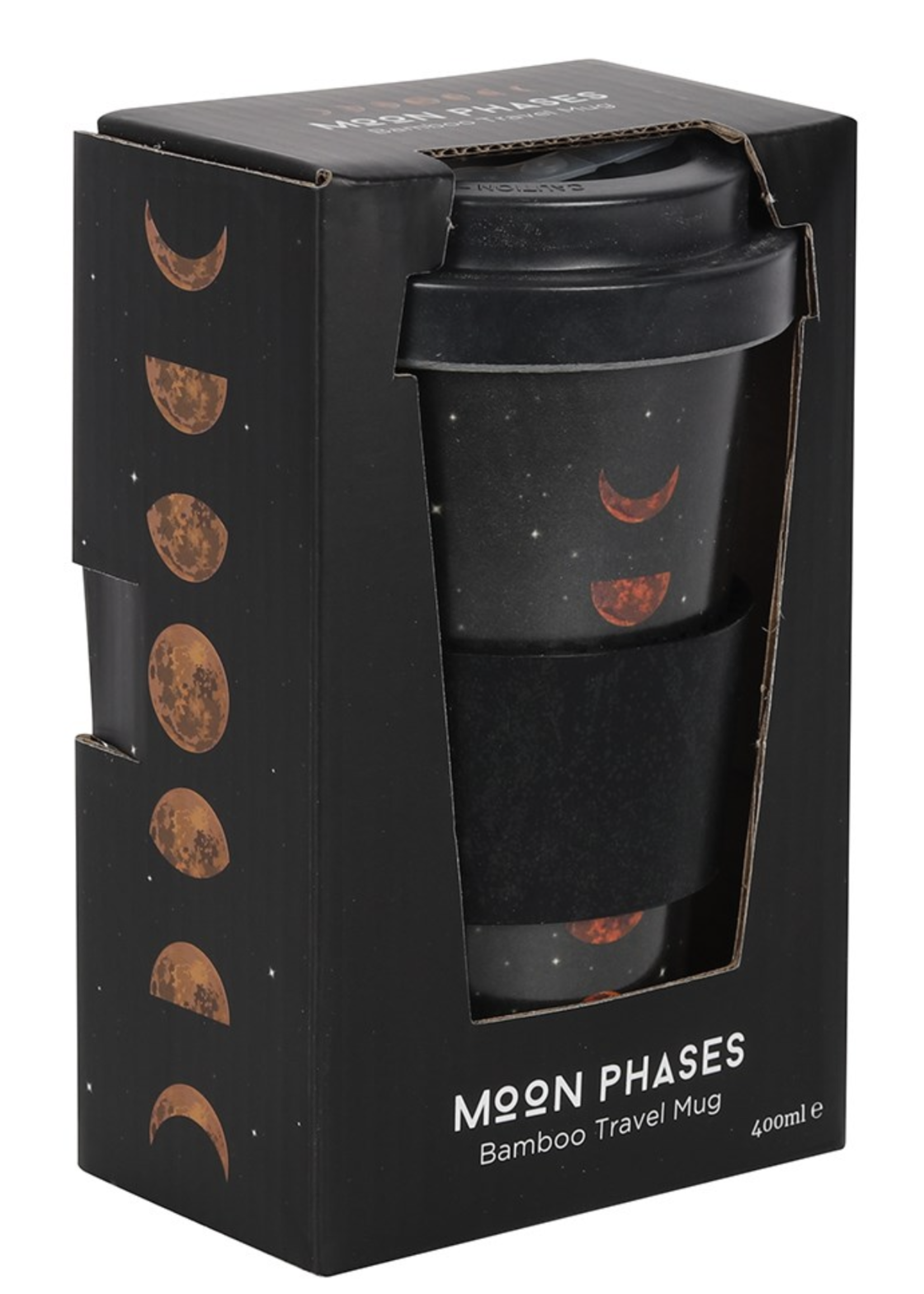 Something Different Moon Phases Bamboo Travel Mug with Sleeve
