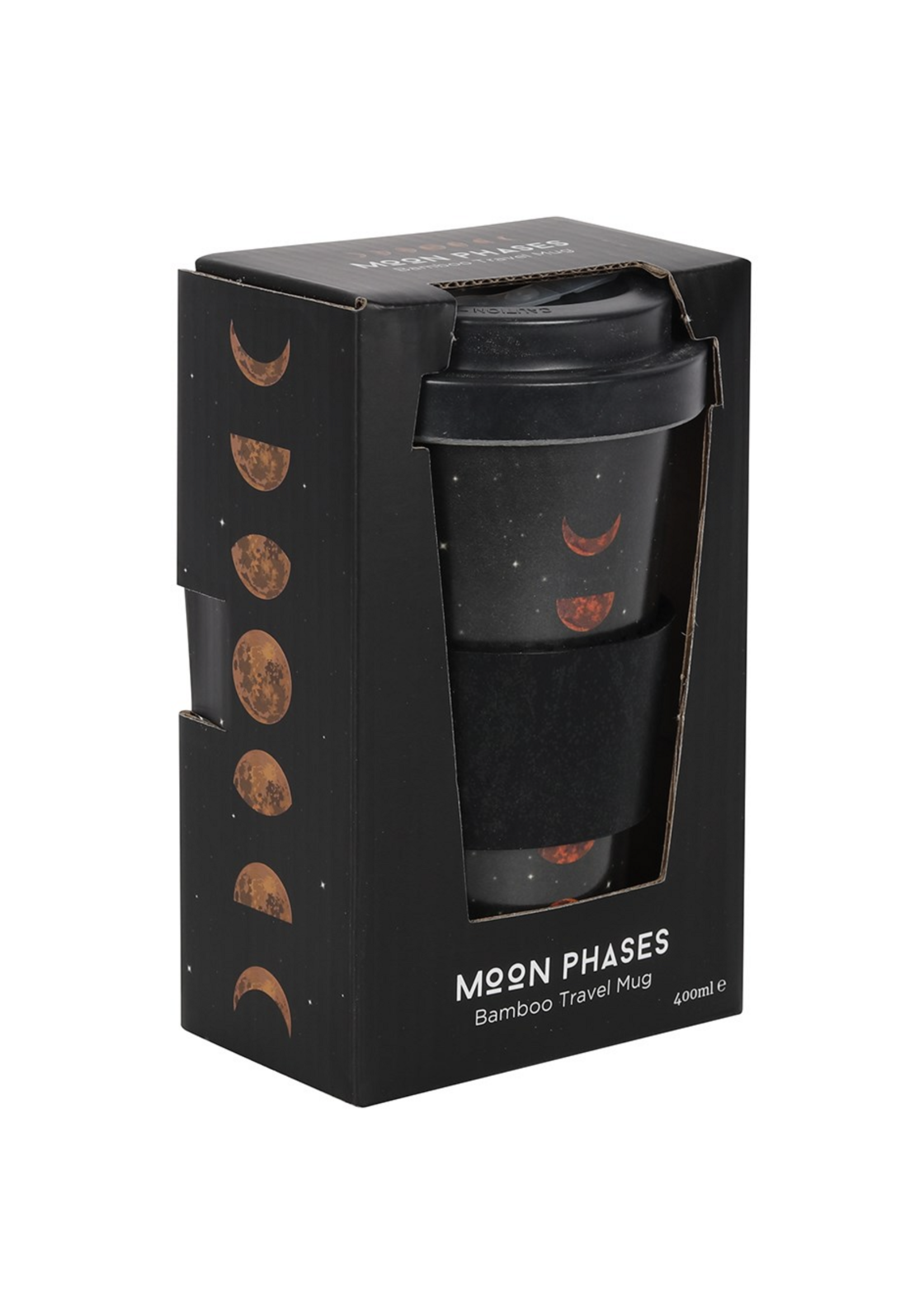 Something Different Moon Phases Bamboo Travel Mug with Sleeve