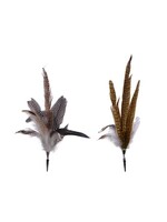 Decoris Clip on Feathers set of two