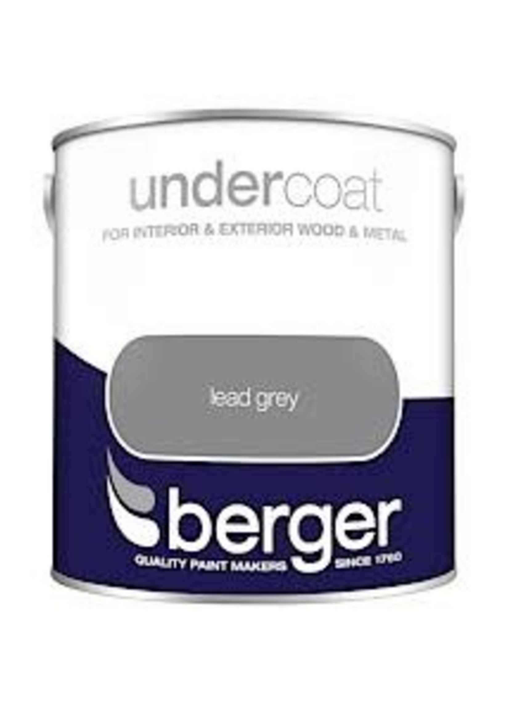 Crown Berger Undercoat 750ml Lead Grey