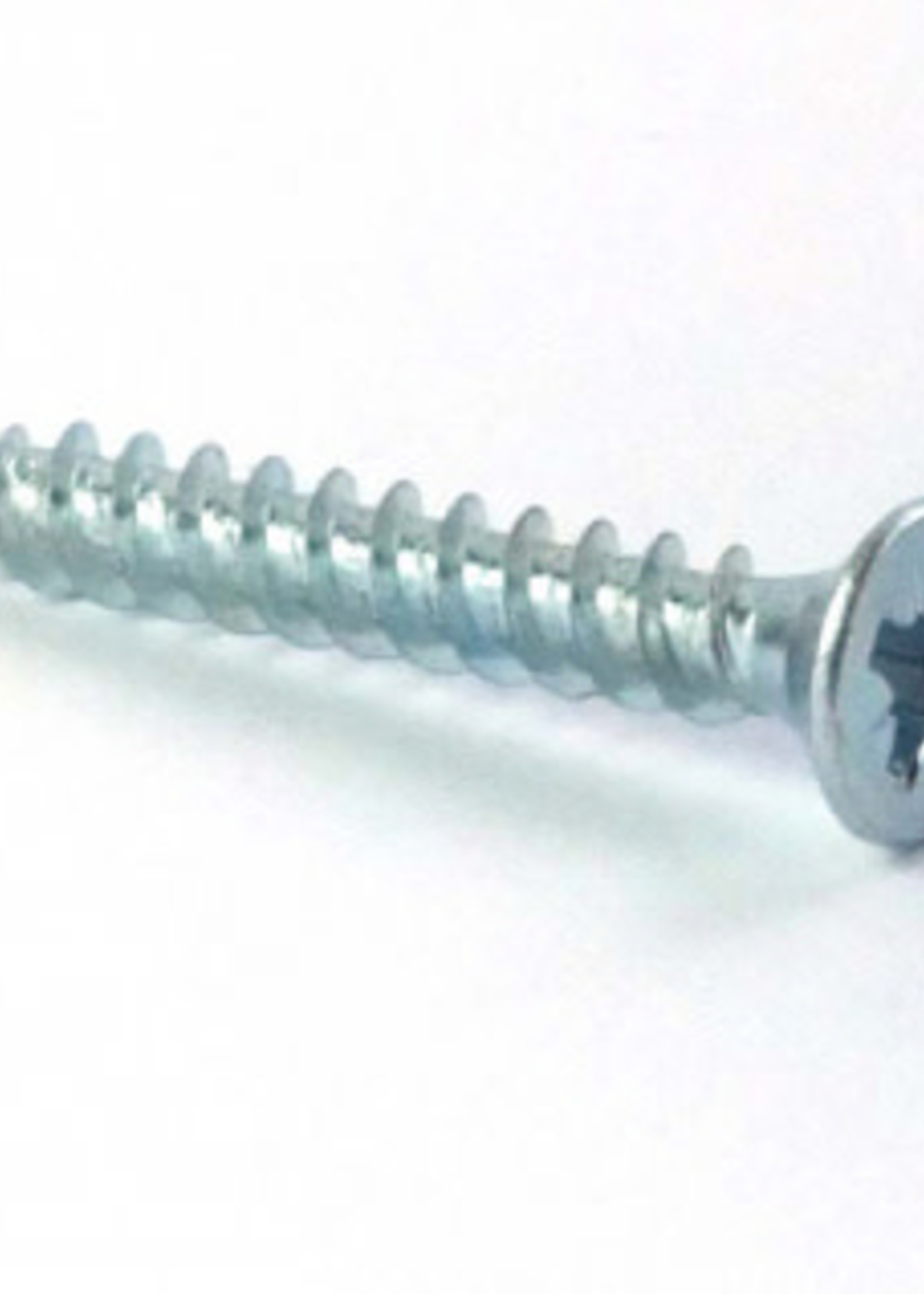 Securfix Securfix Pozi Twin Thread Countersunk Screw ZP 1 1/4"x 8 box of 200 (4.0 x 30mm)