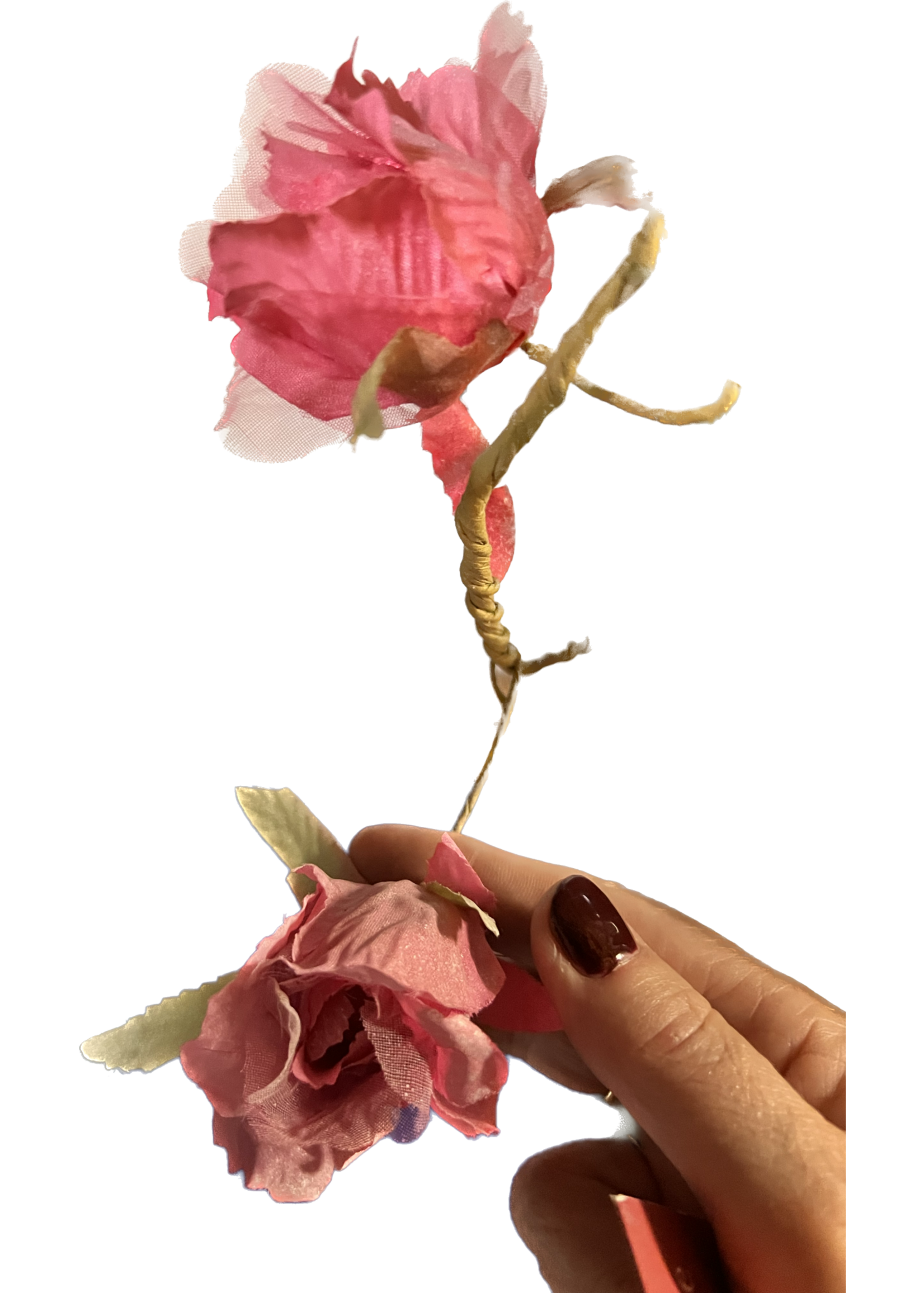 Sass & Belle Rose garland fushia pink 1m approx