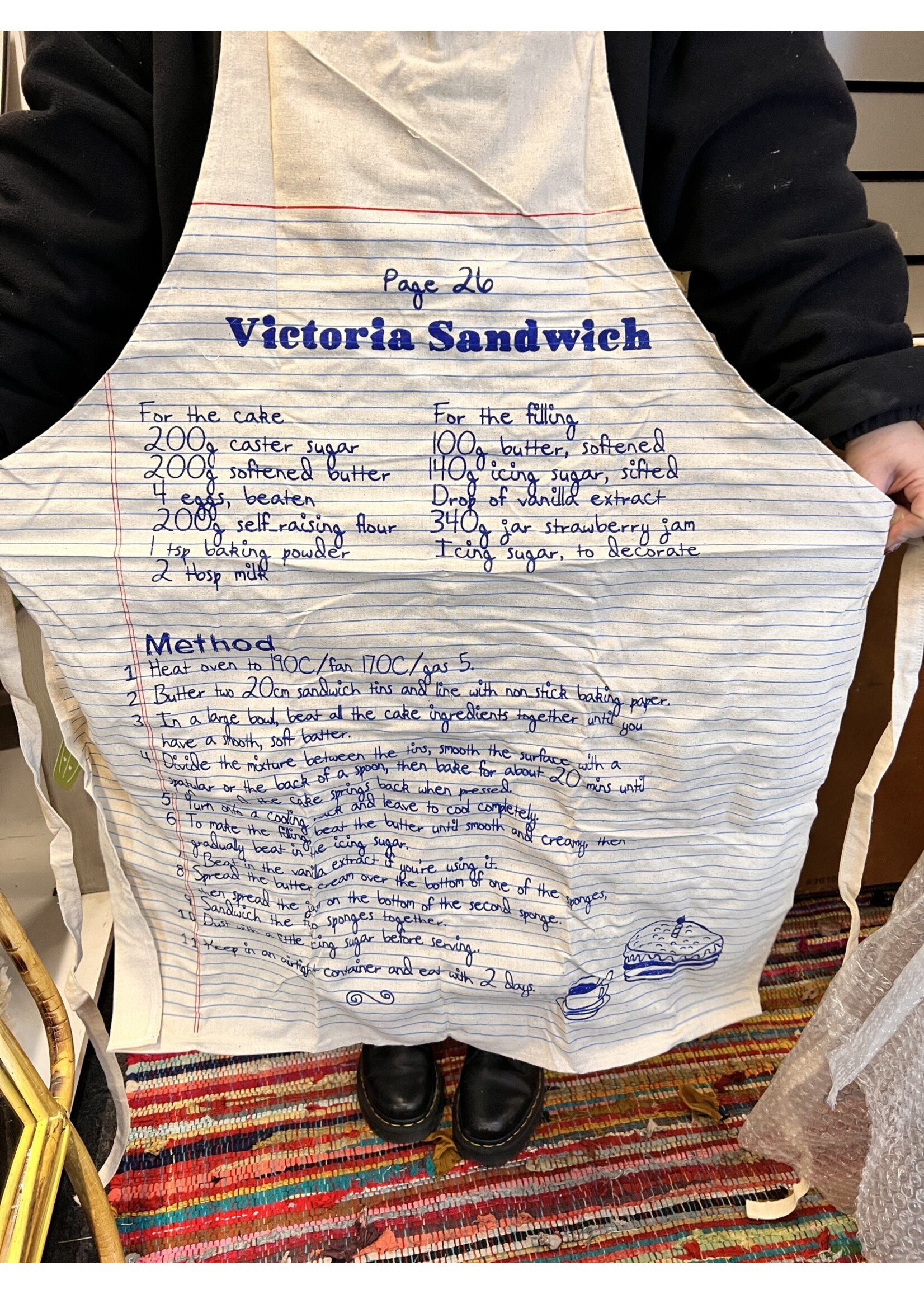 Victoria Sandwich Recipe Apron