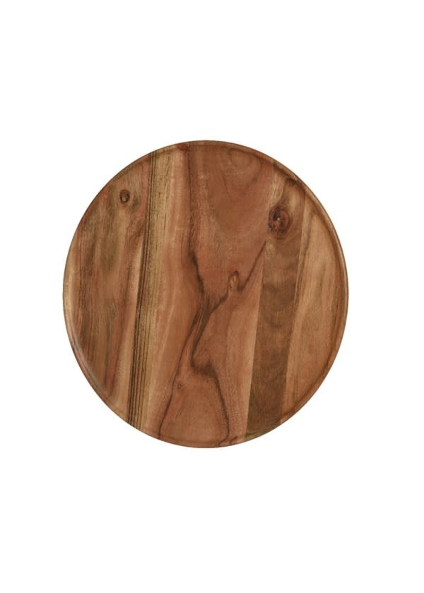 Decoris Acacia Wood Plate Round 37cm / 14.5Inch