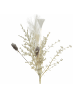 Decoris Snowy Spray Stem 50cm