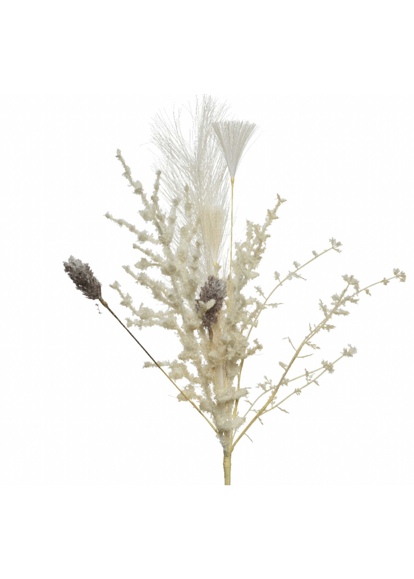 Decoris Snowy Spray Stem 50cm