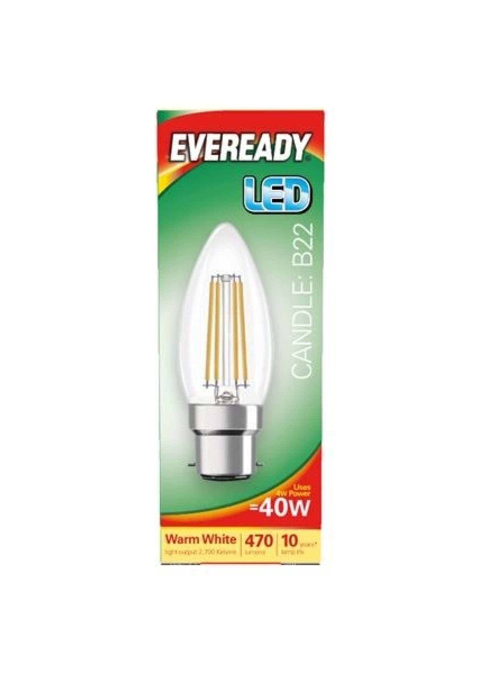 Eveready Eveready LED Filament Candle Bulb