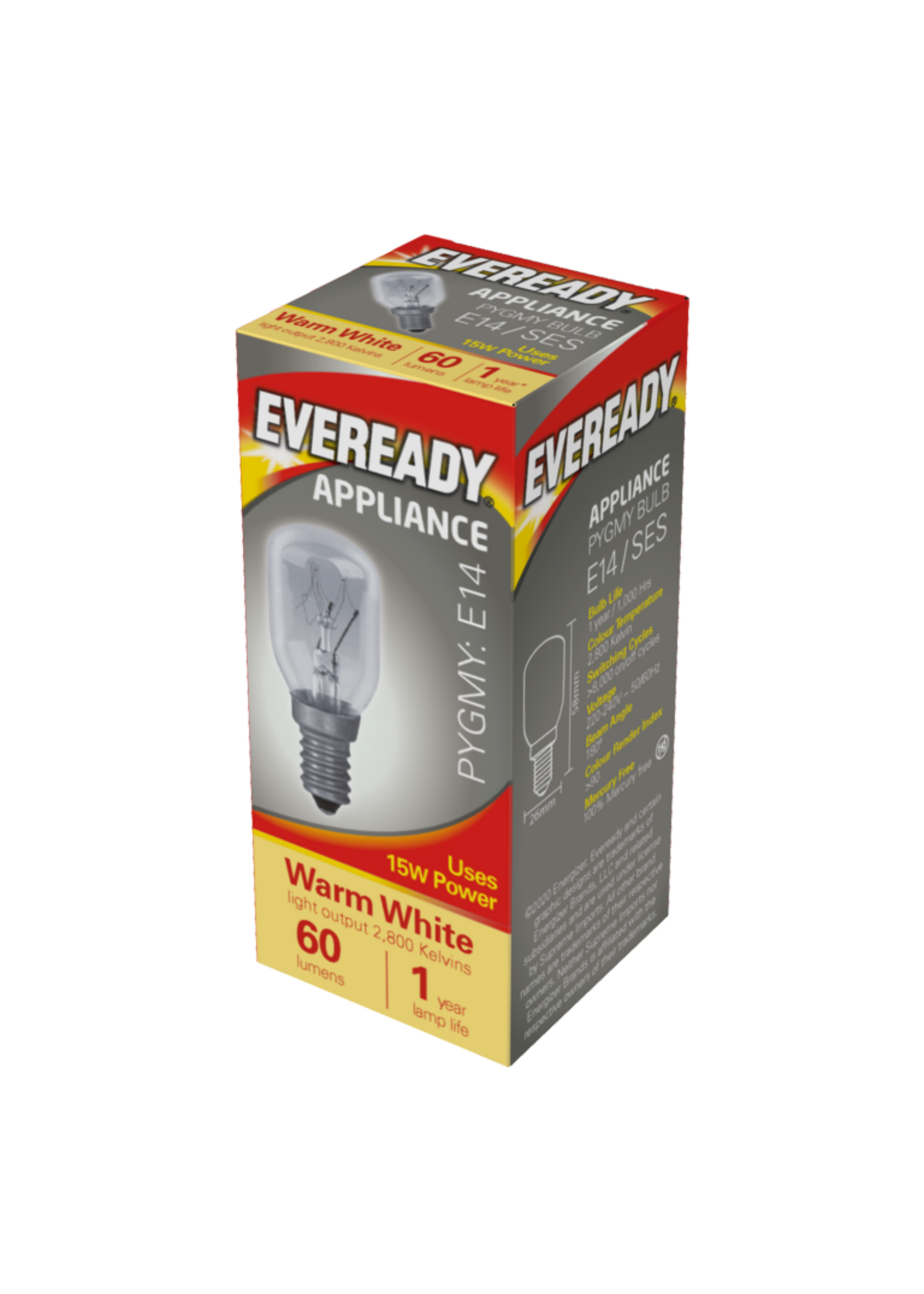Eveready Eveready Appliance Pygmy Bulb 15w E14 Warm White