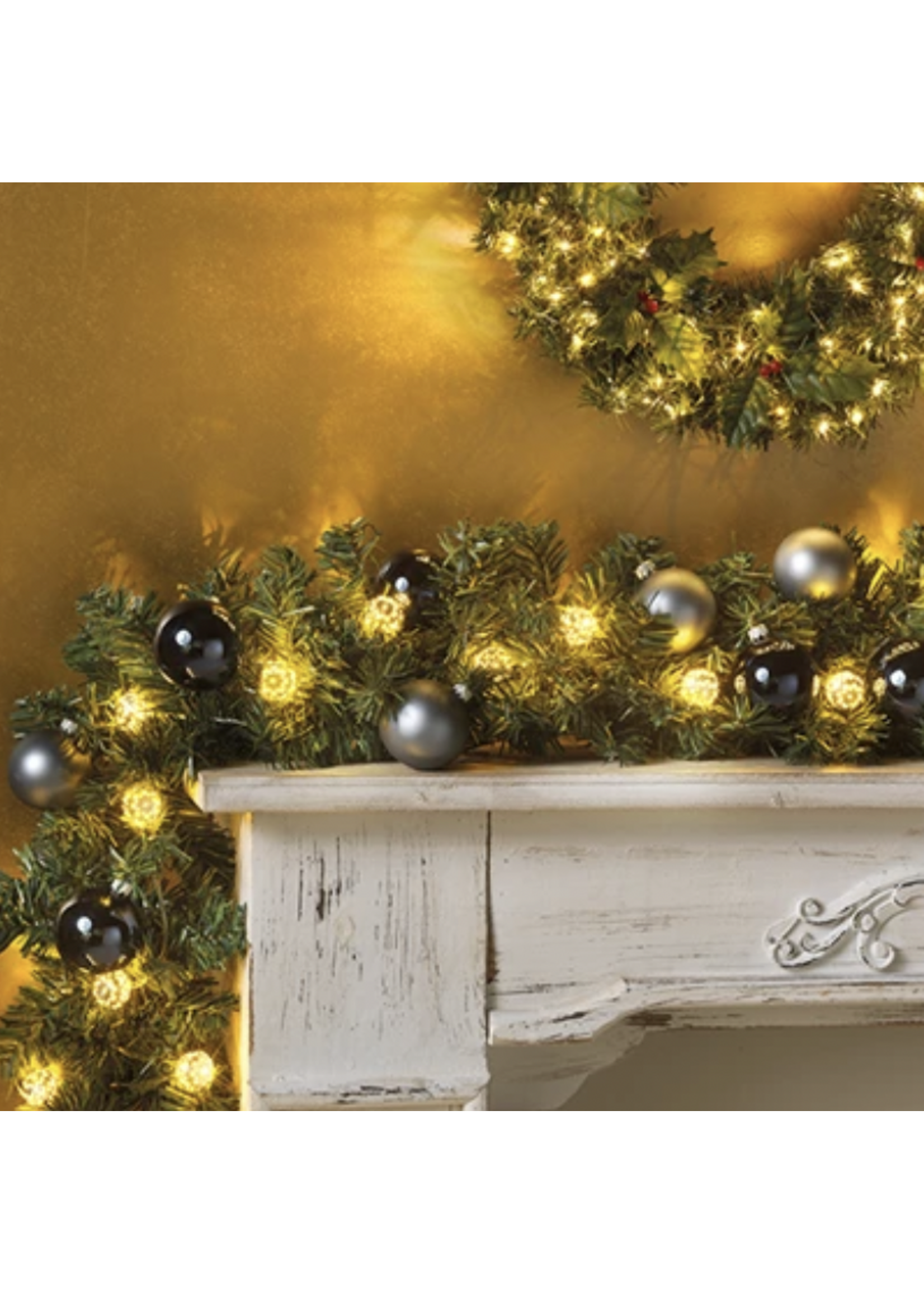 Everlands Imperial Pine Garland Green 270cm x 25cm (12cm) Indoor/Outdoor