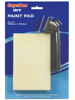 SupaDec SupaDec DIY Paint Pad With Handle White / Black (15 x 10cm)