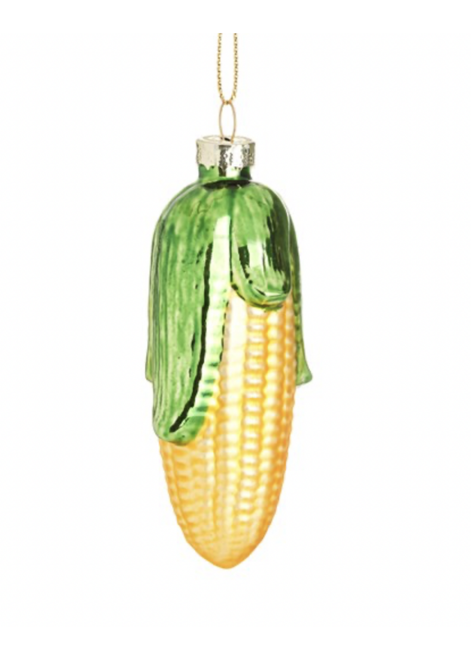 Sass & Belle Corn on the Cob Sweetcorn Shaped Bauble