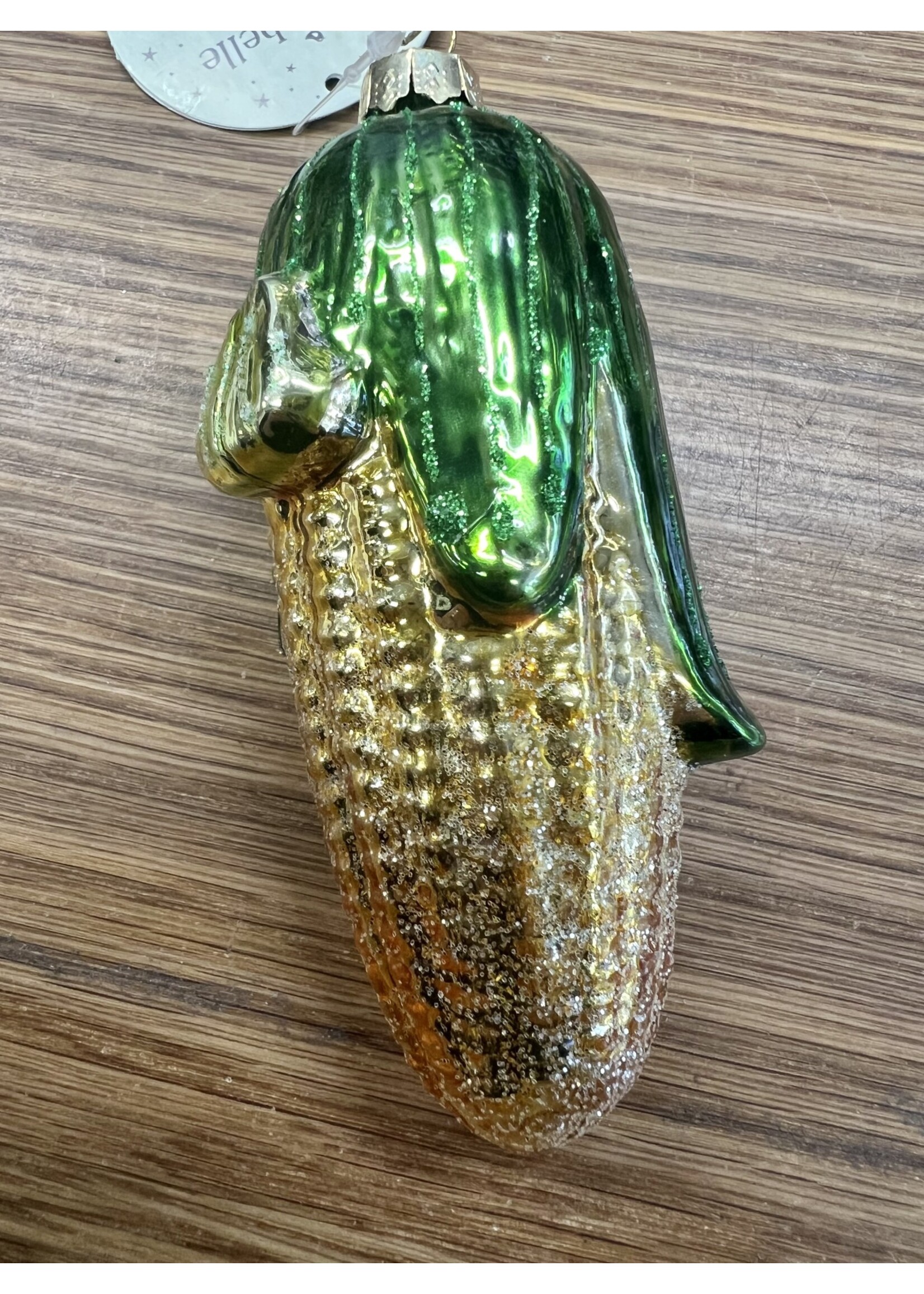 Sass & Belle Glitter Sweetcorn Shaped Bauble