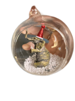 Sass & Belle Elephant In Clear Glass Ball Bauble
