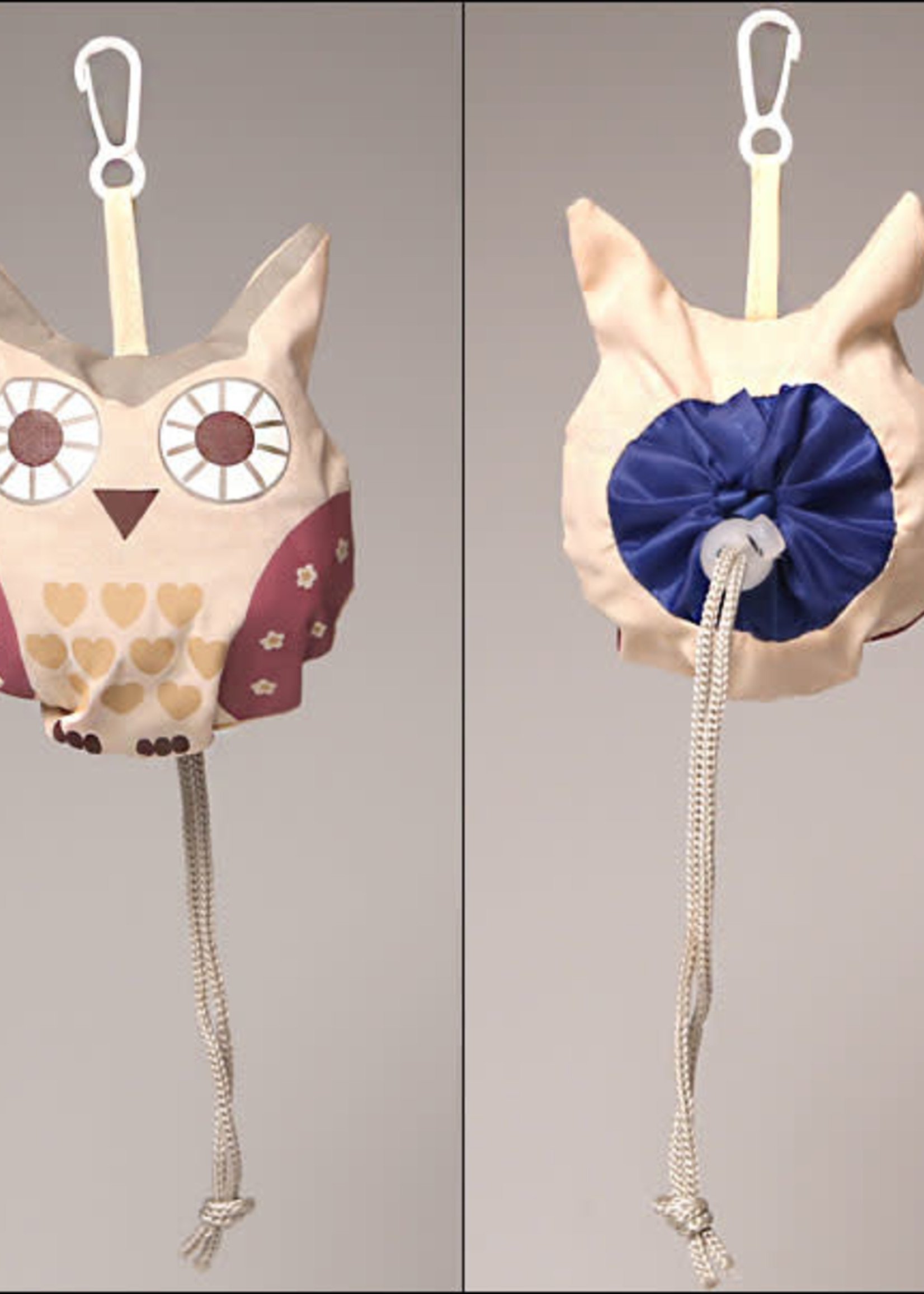 Sass & Belle Owl Bag - foldable into small pouch