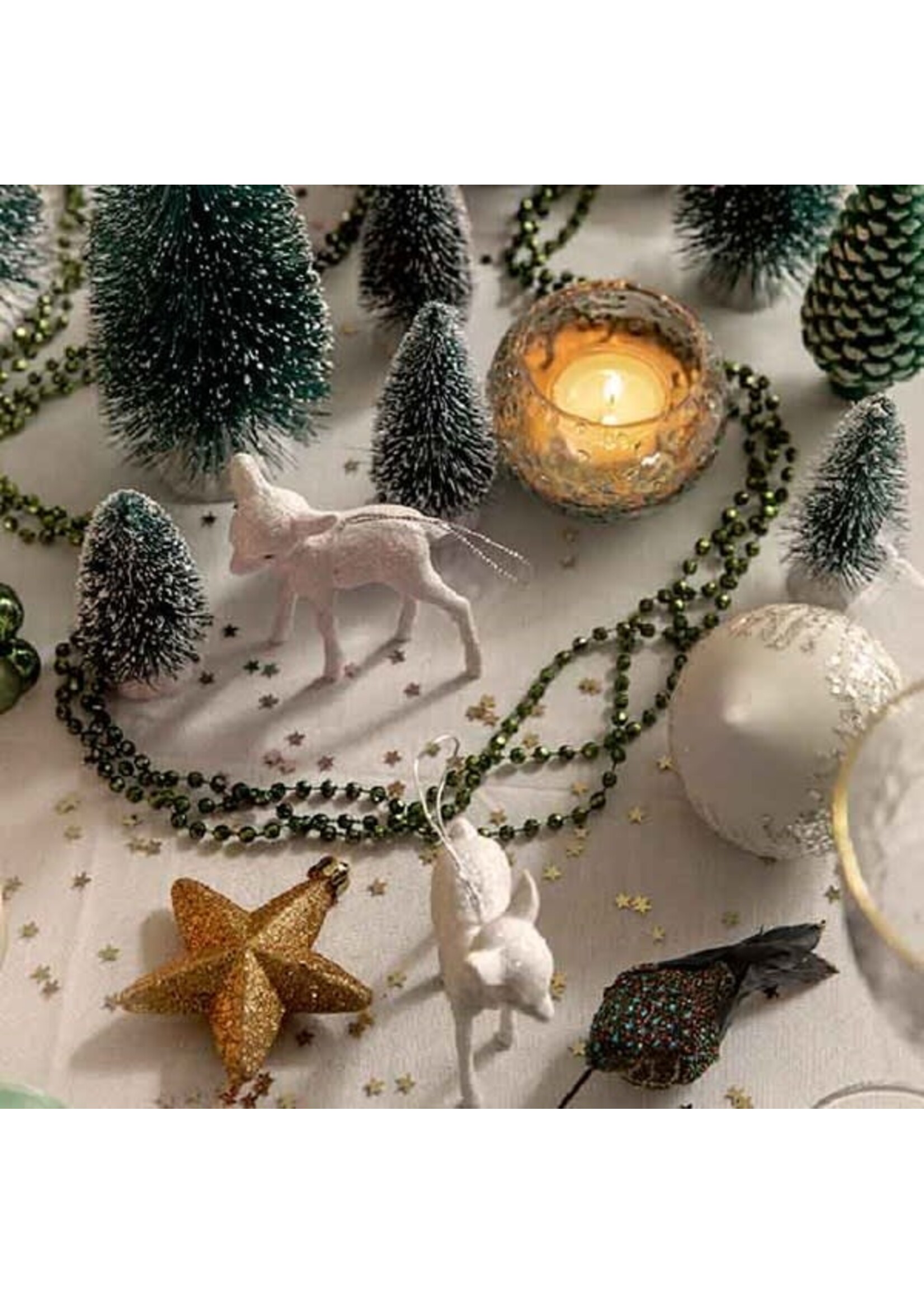 Lumineo Mini Bottle Brush Tree Set of 2