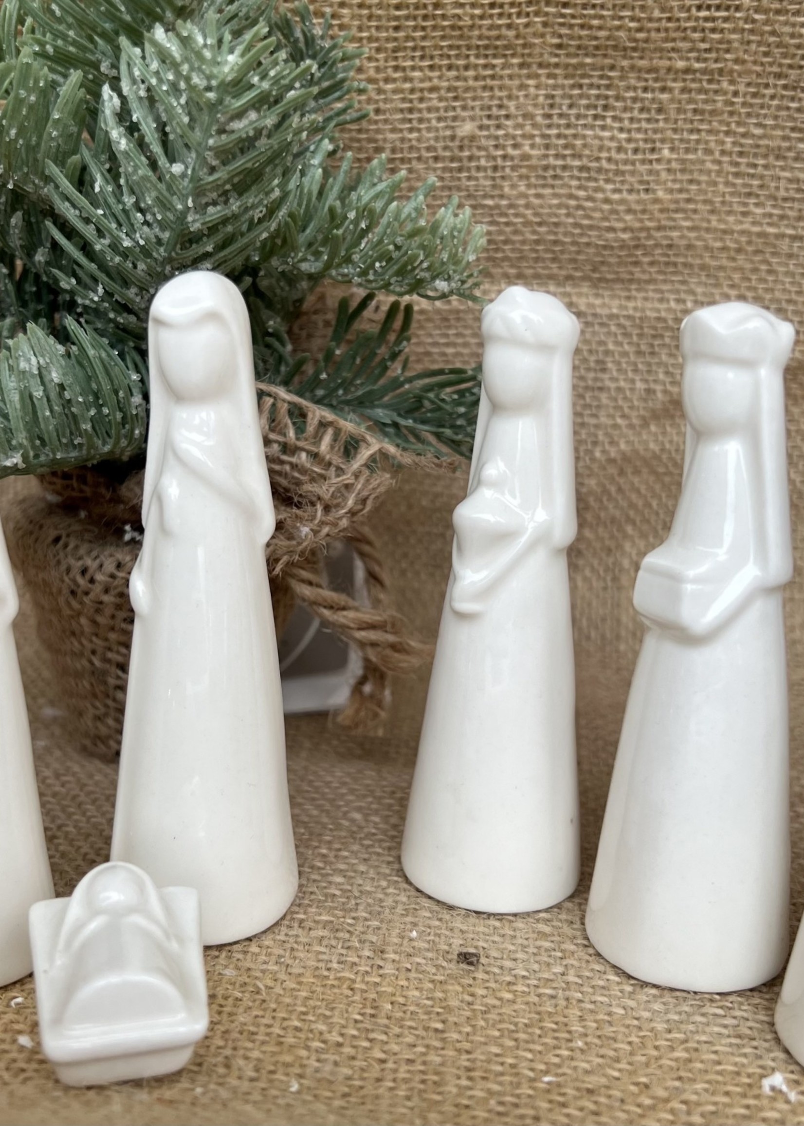 Decoris Porcelain Nativity set 5pce