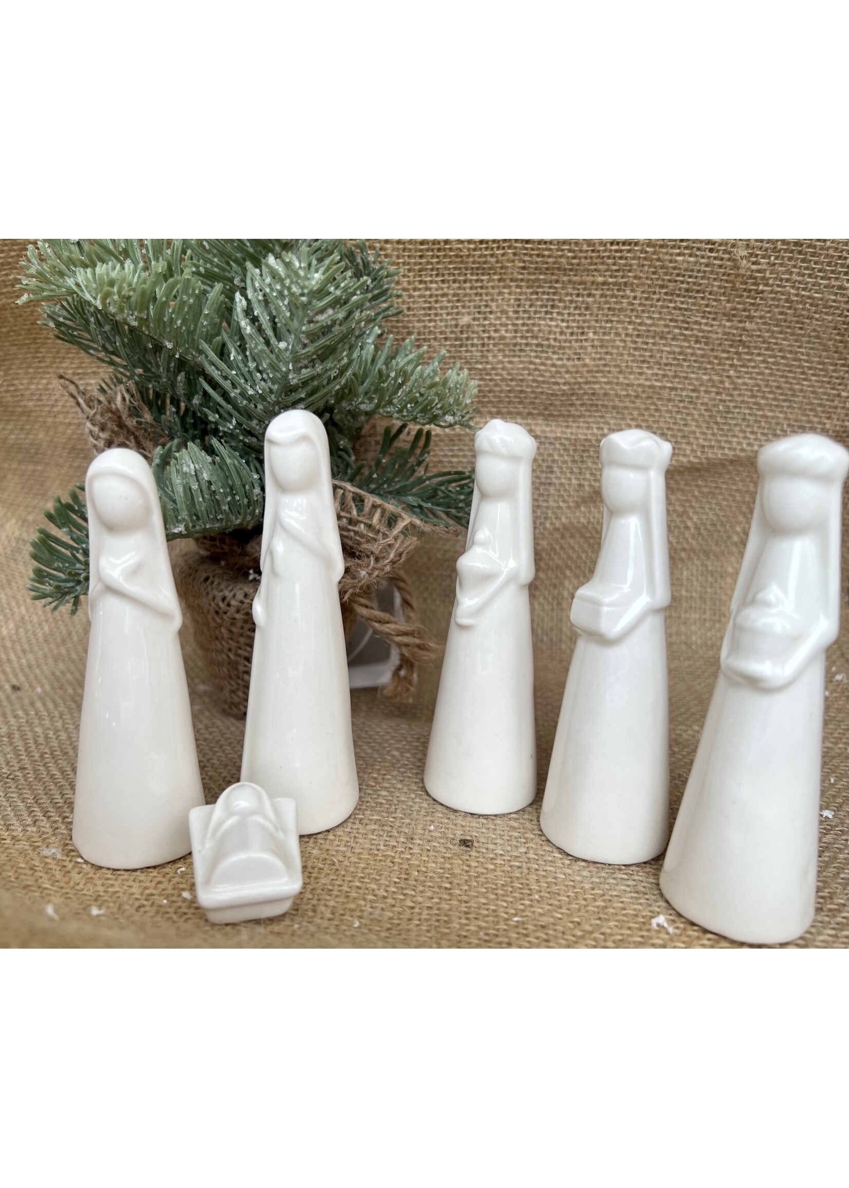 Decoris Porcelain Nativity set 5pce