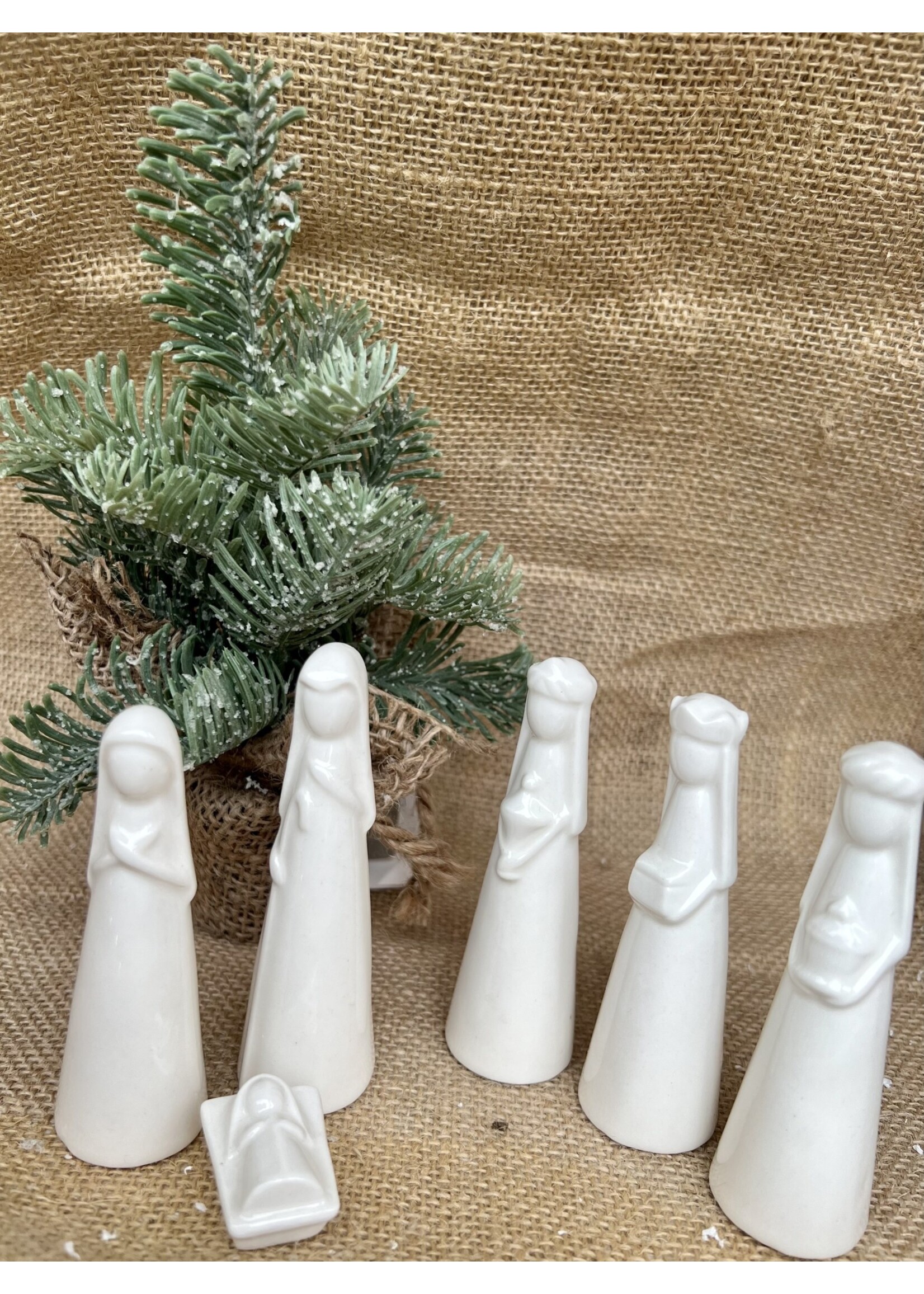 Decoris Porcelain Nativity set 5pce