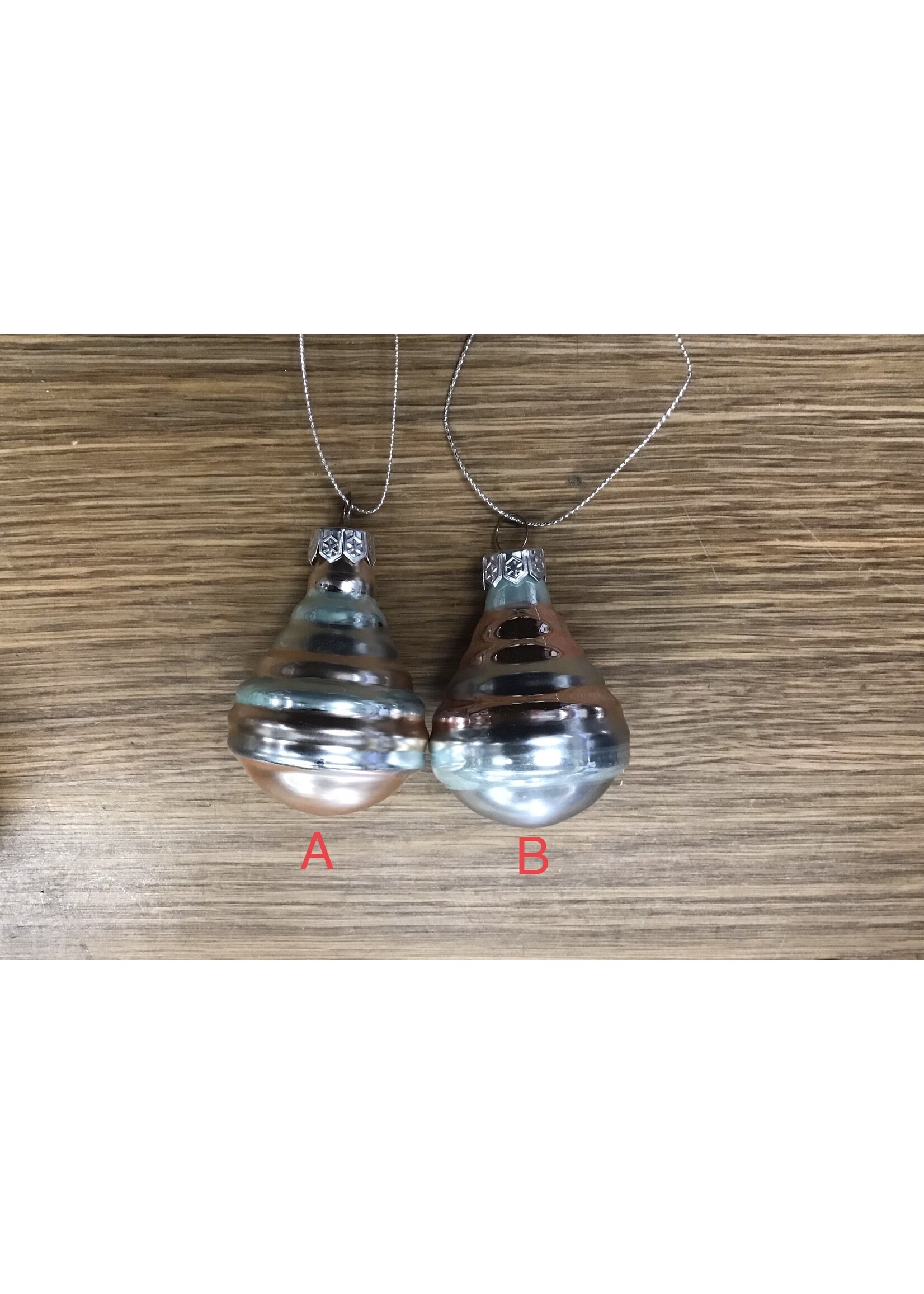 Decoris Lightbulb Shaped Bauble  Hanging Decoration