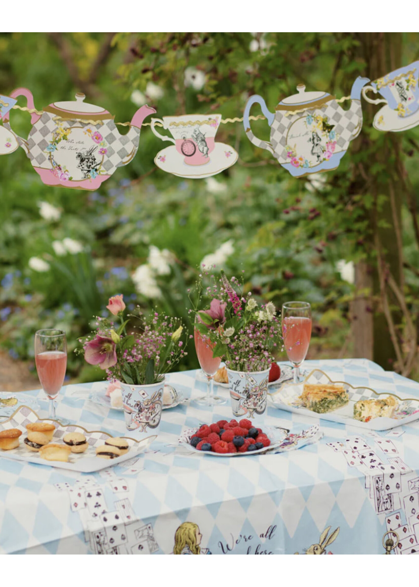 Talking Tables Truly Alice Teapot Bunting