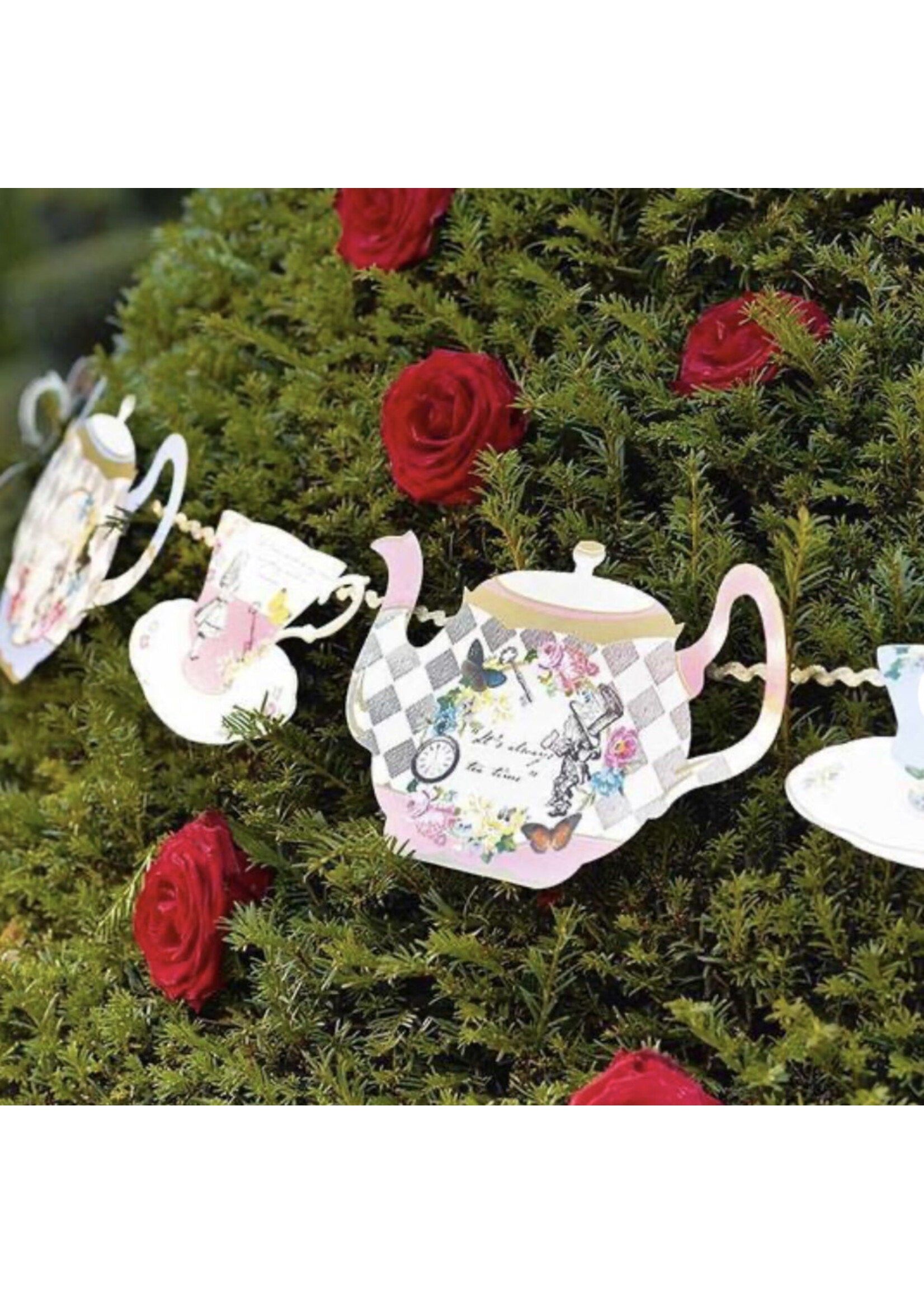 Talking Tables Truly Alice Teapot Bunting