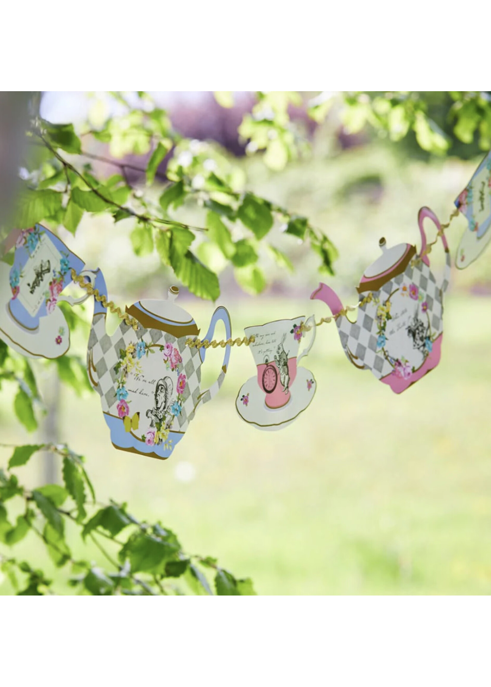 Talking Tables Truly Alice Teapot Bunting
