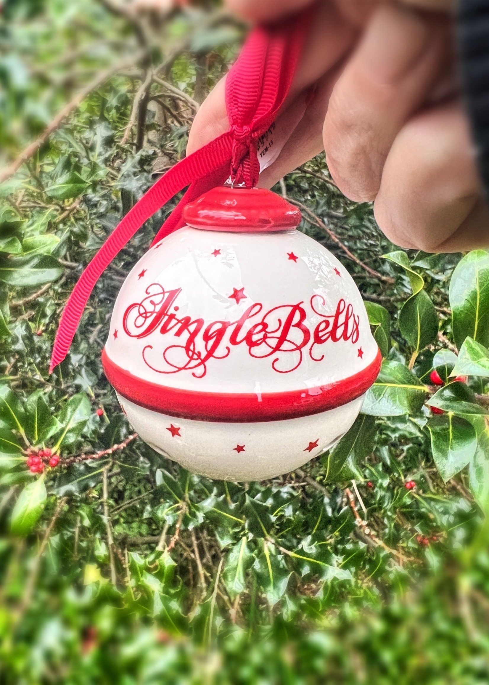 Jingle Bells Sleigh Bell 8cm - with bell - Clock's Home and Garden