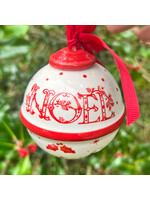 Premier Noel Ceramic Sleigh Bell 8cm - with bell