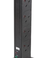 Pro-Elec Pro-Elec Extension Tower Black 10 Gang (L)2m 13A