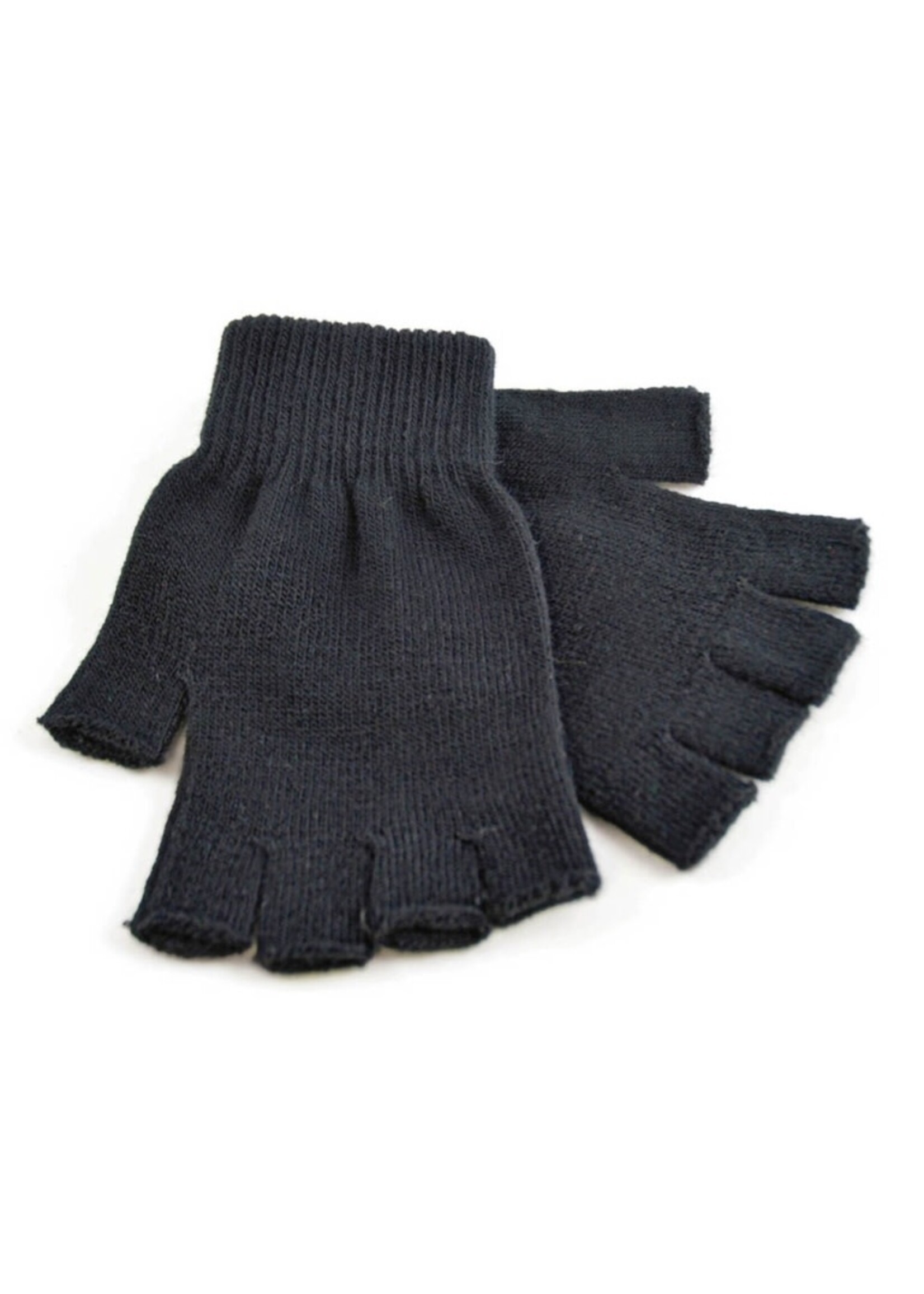 RJM  Laltex Group Laltex Black Fingerless Magic Gloves