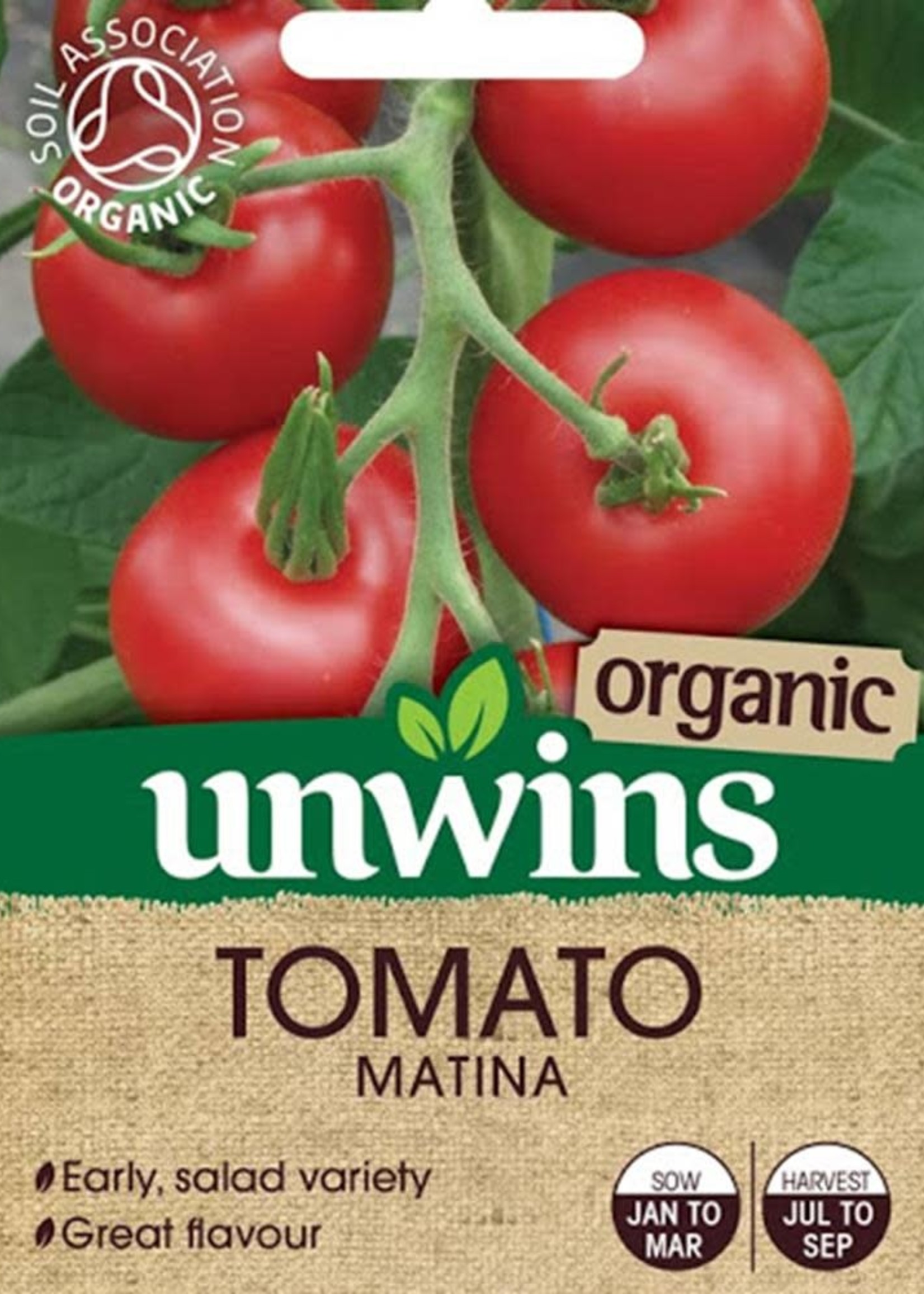 Unwins Organic Tomato - Matina