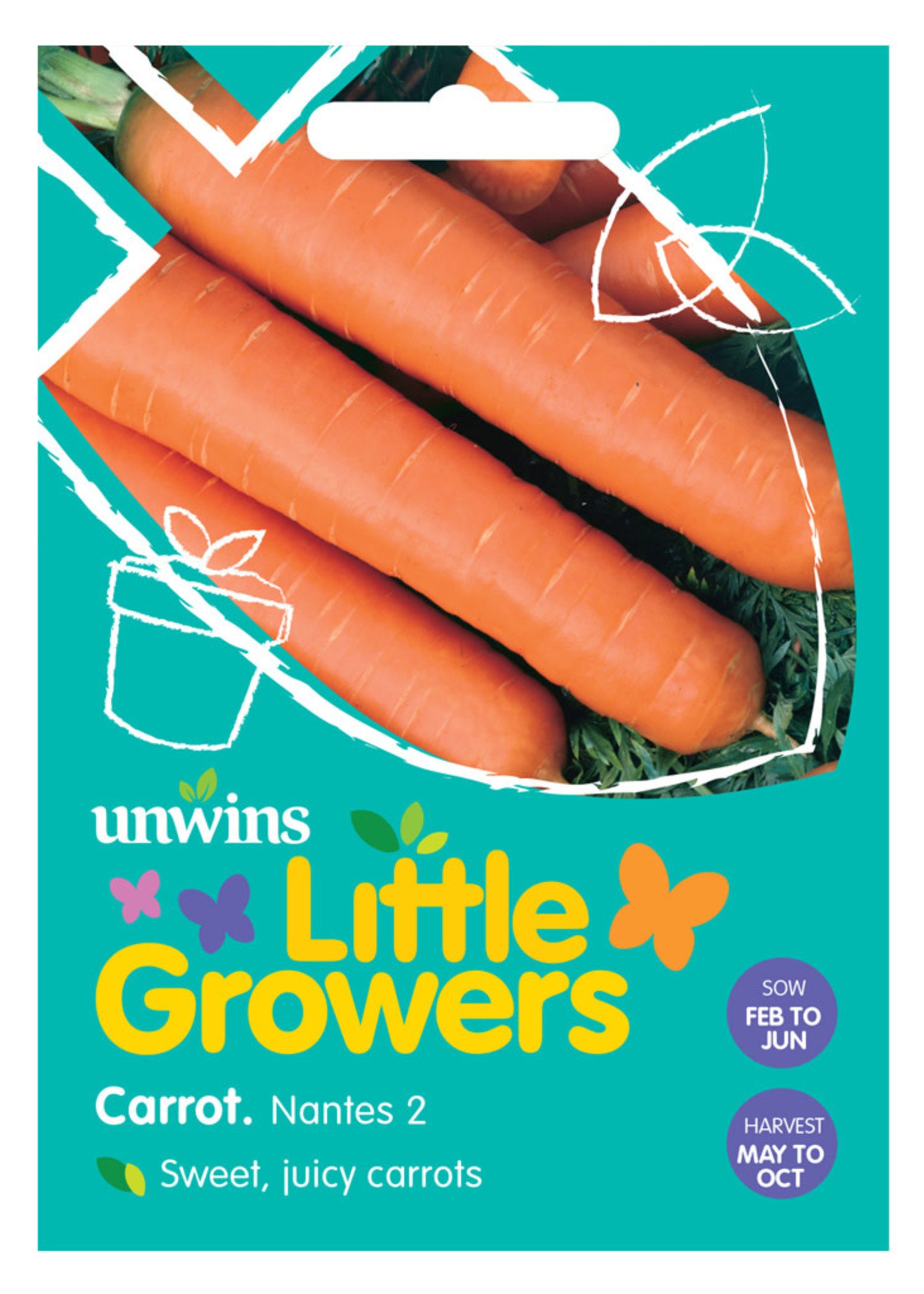 Unwins Little Growers - Carrot Nantes
