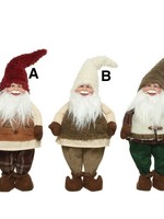 Decoris Standing Vintage Style Santas 3 Assorted styles