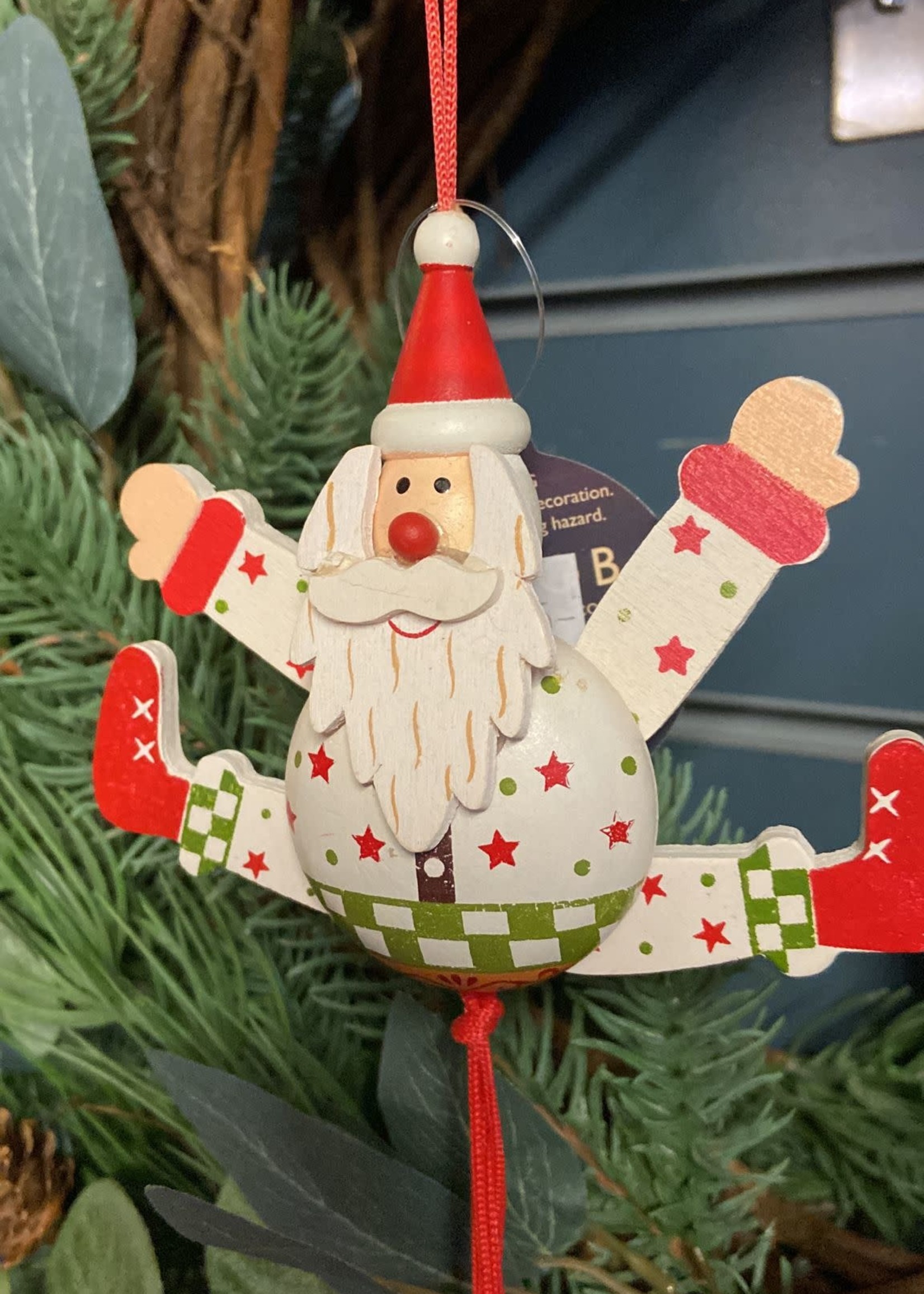 CGB Santa Jumping Jacks - with moving parts