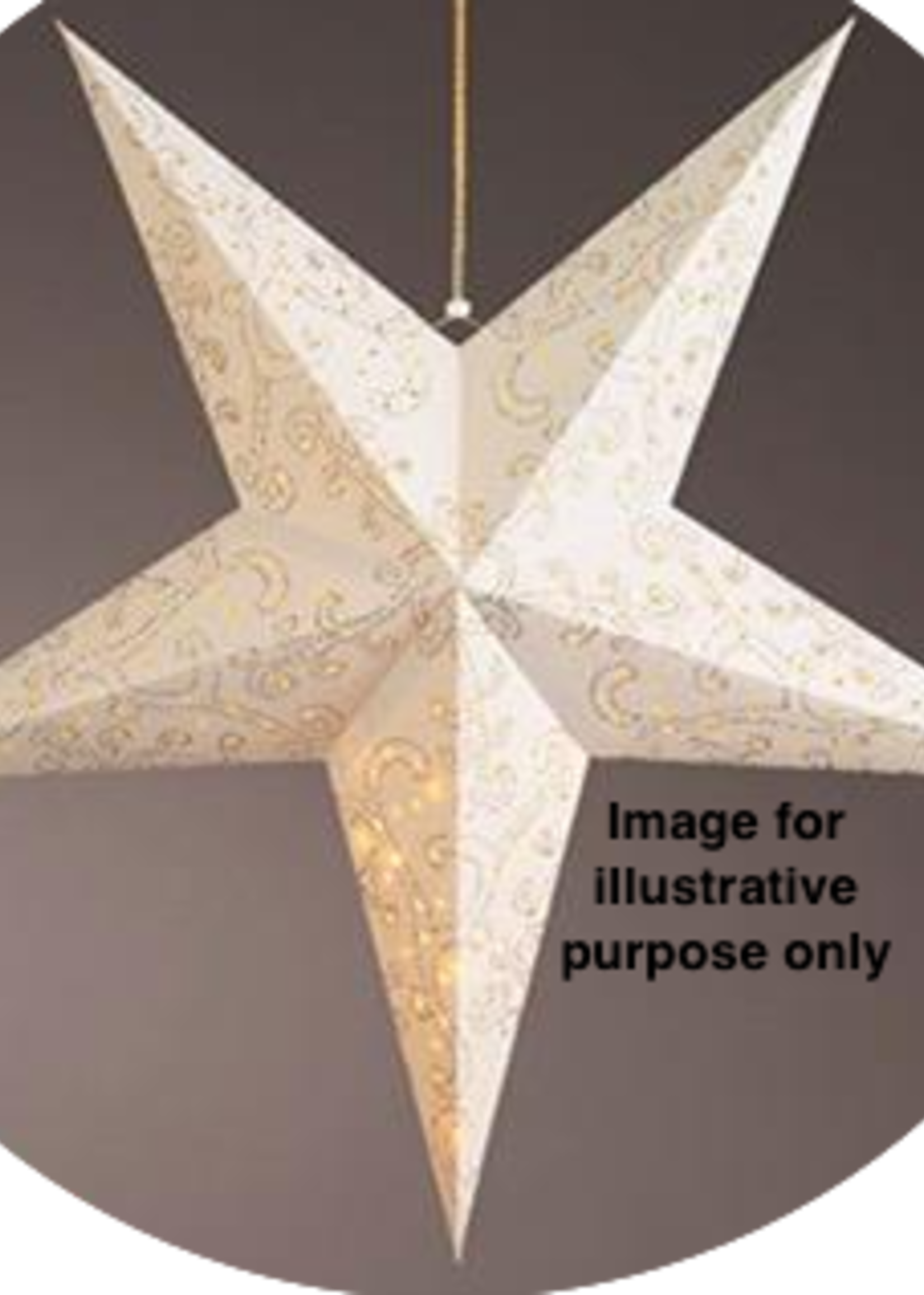 Lumineo Gold Paper Star Light
